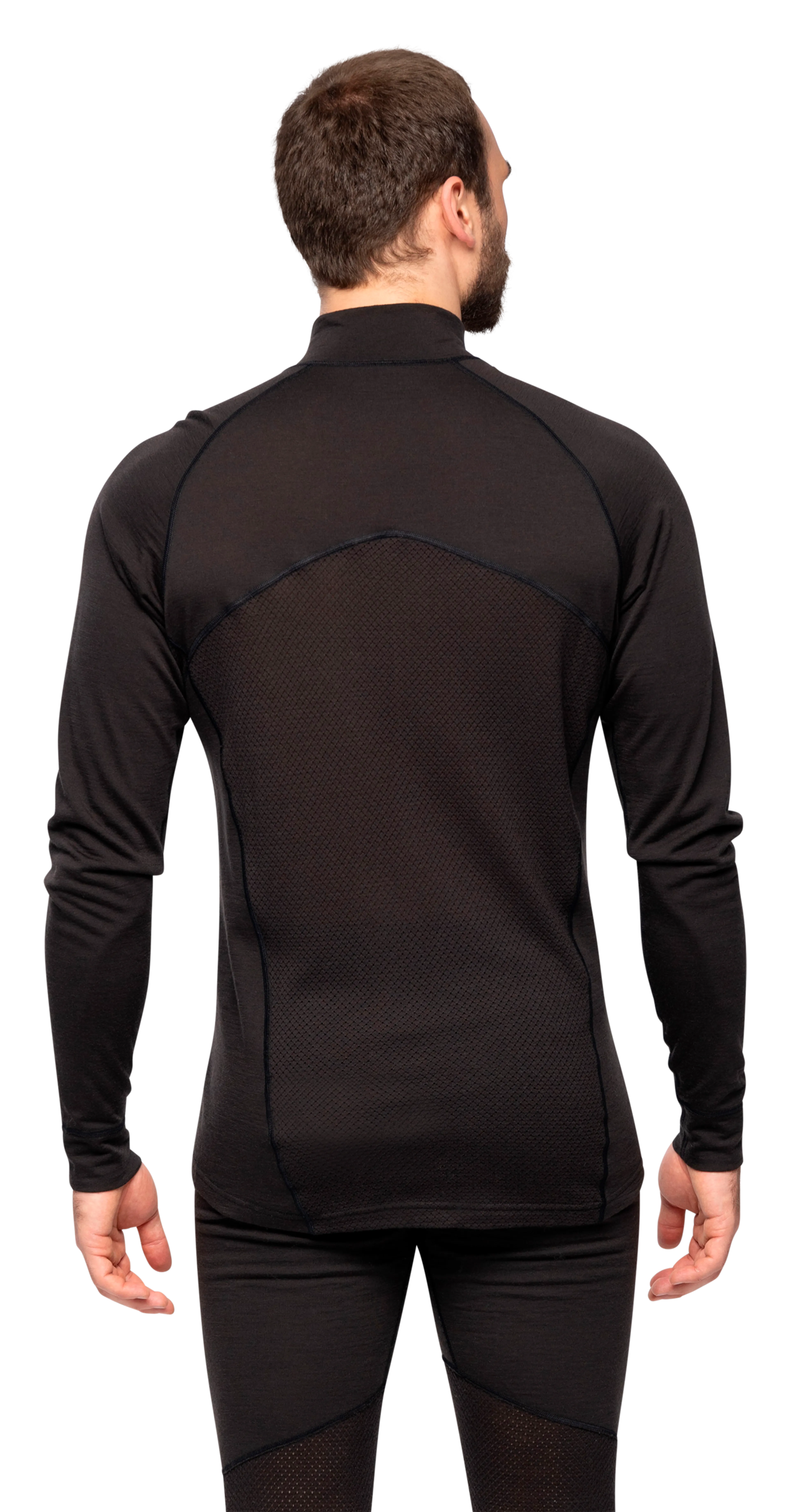 Inner:Pure Merino Half Zip Men