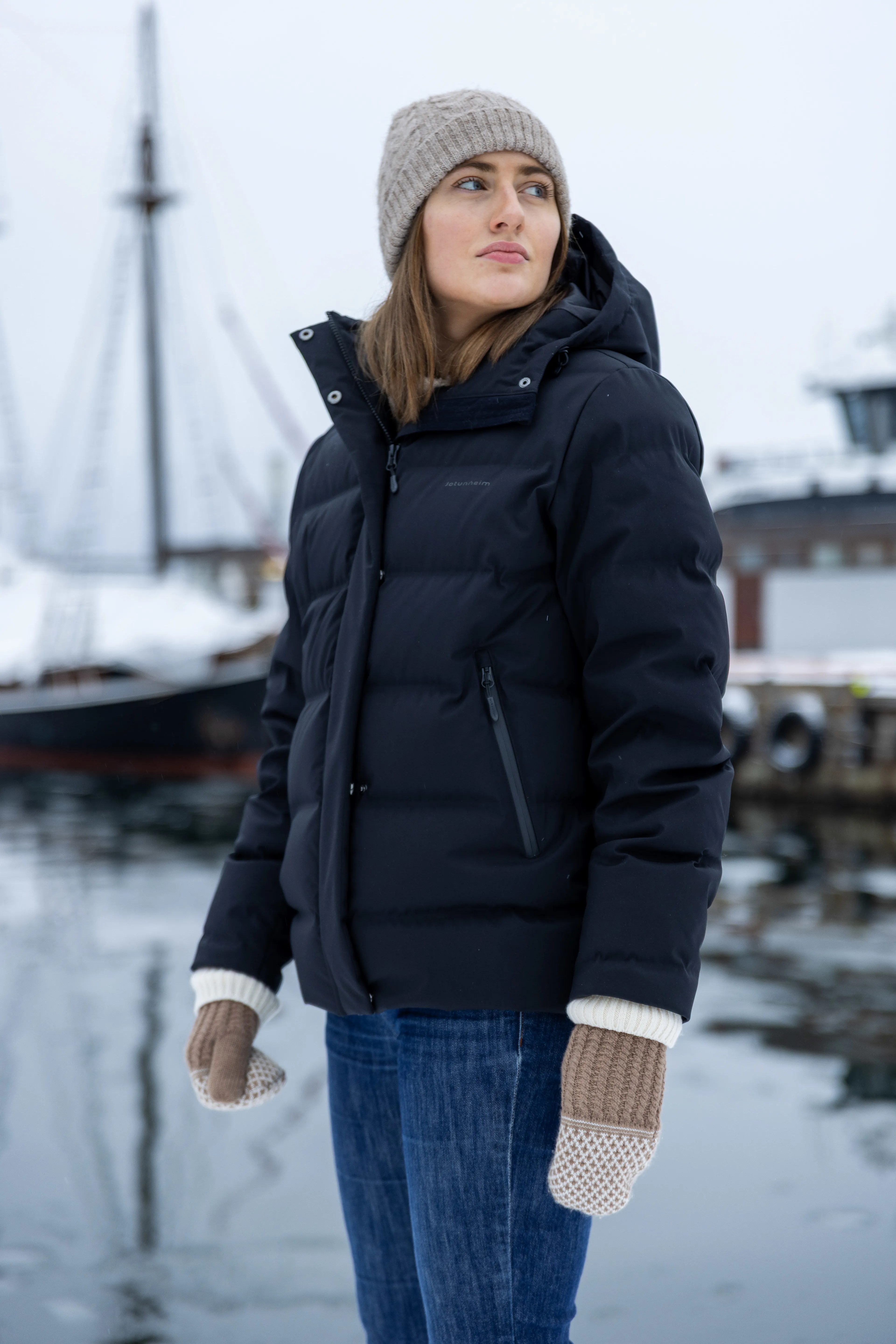 Varpet Dunjakke Dame