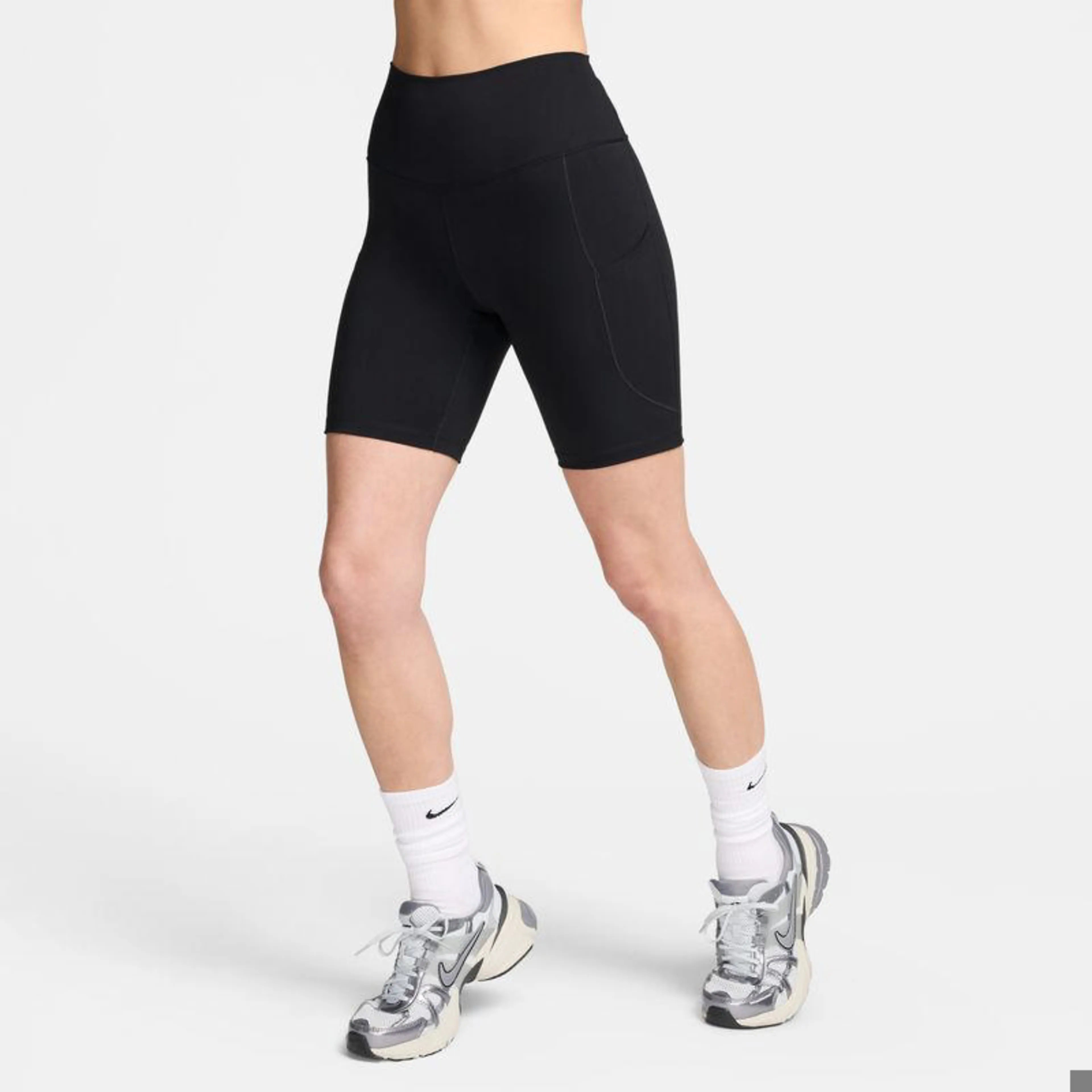 One Women's High-Waisted 8" Biker Shorts