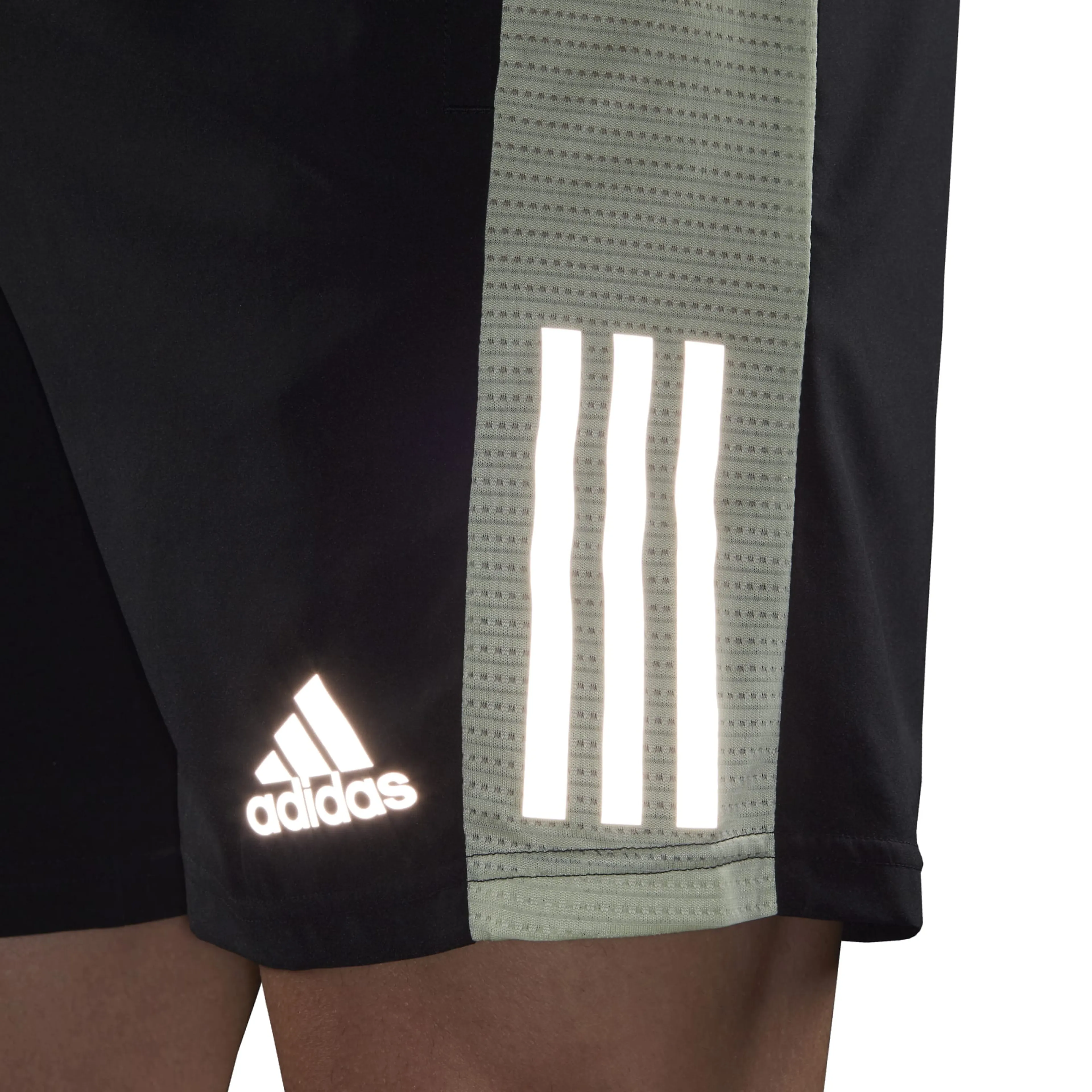 Own the Run shorts herre