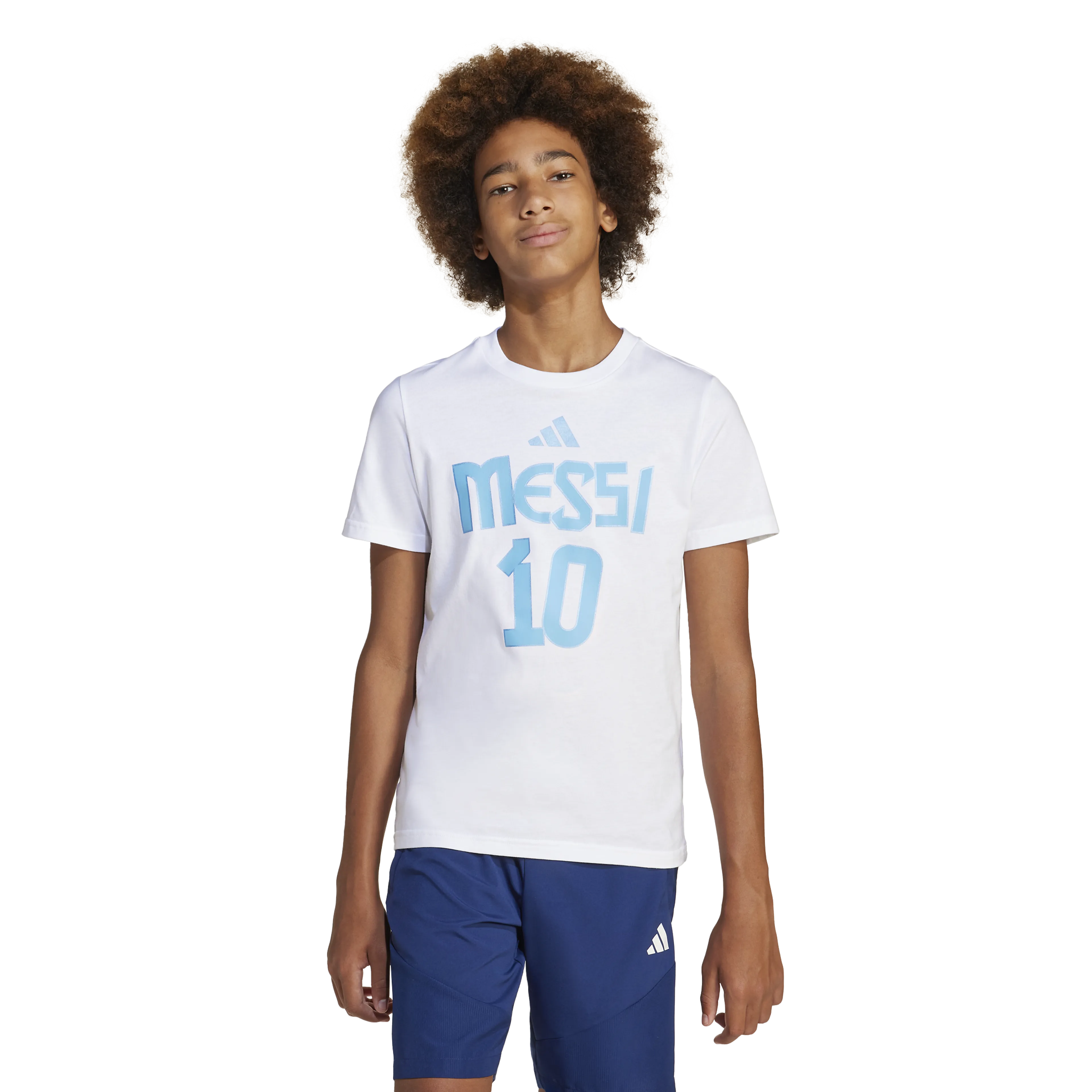 Messi Name and Number Graphic T-skjorte