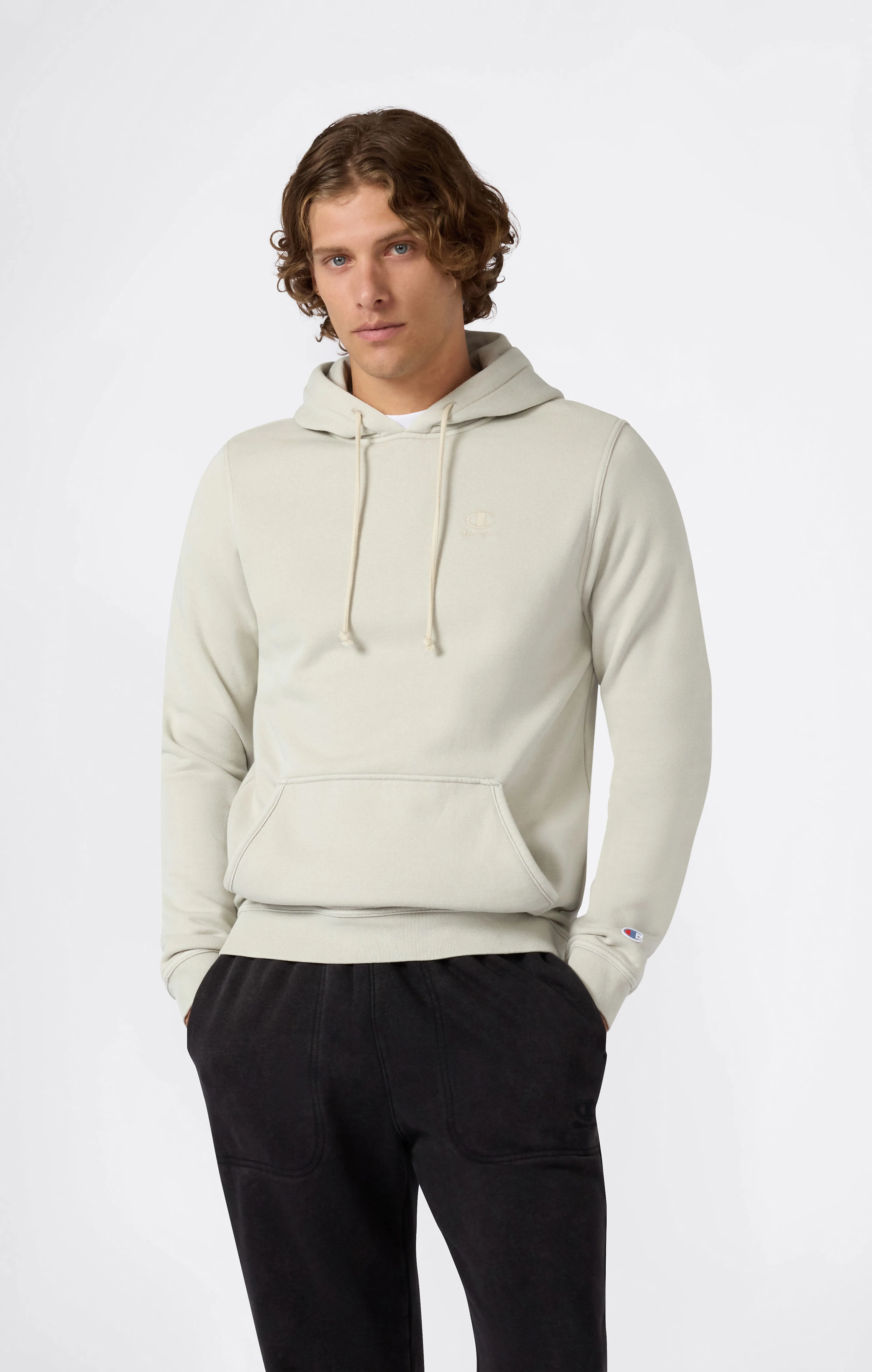 Washed hooded sweatshirt Men
