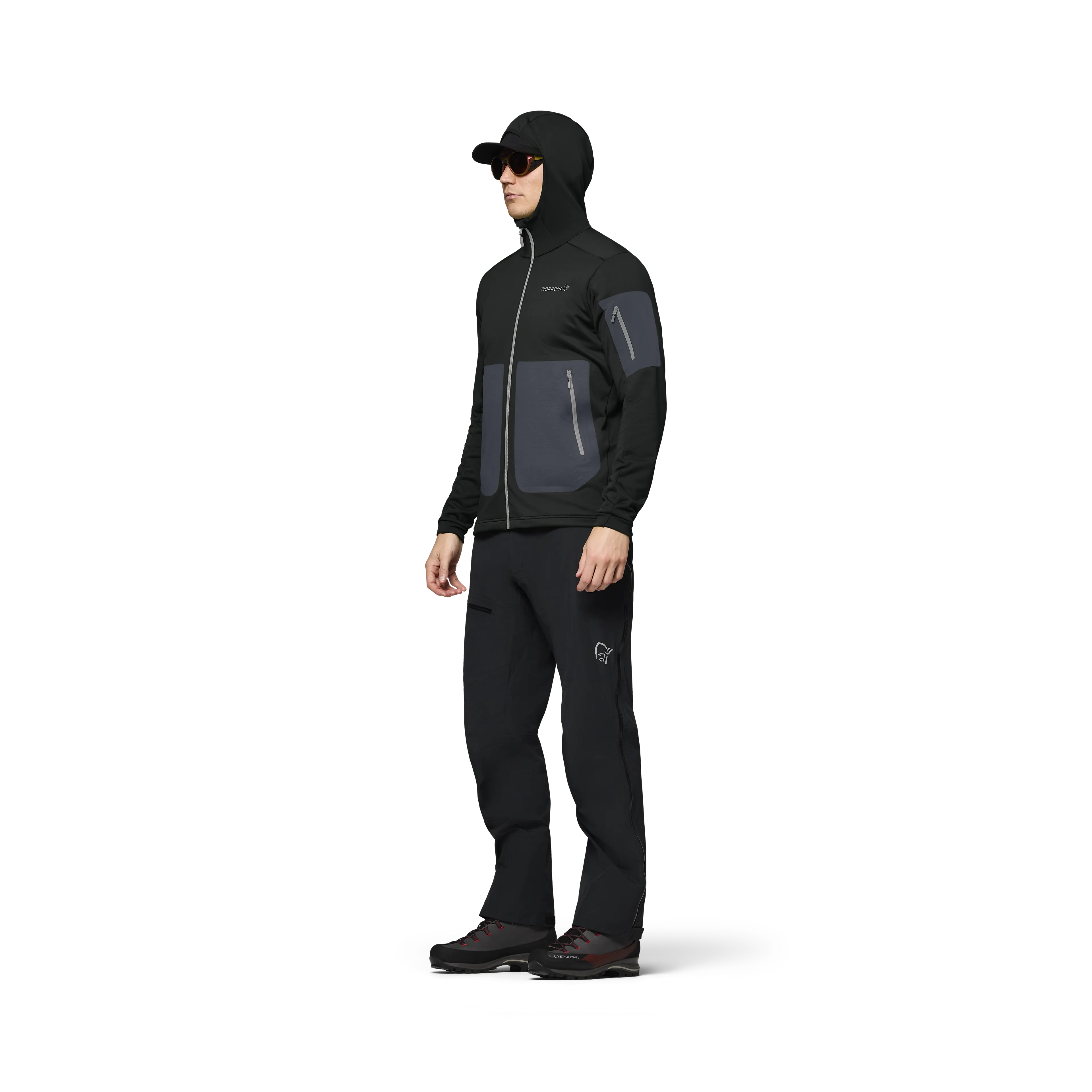 falketind warm2 stretch Hood M's