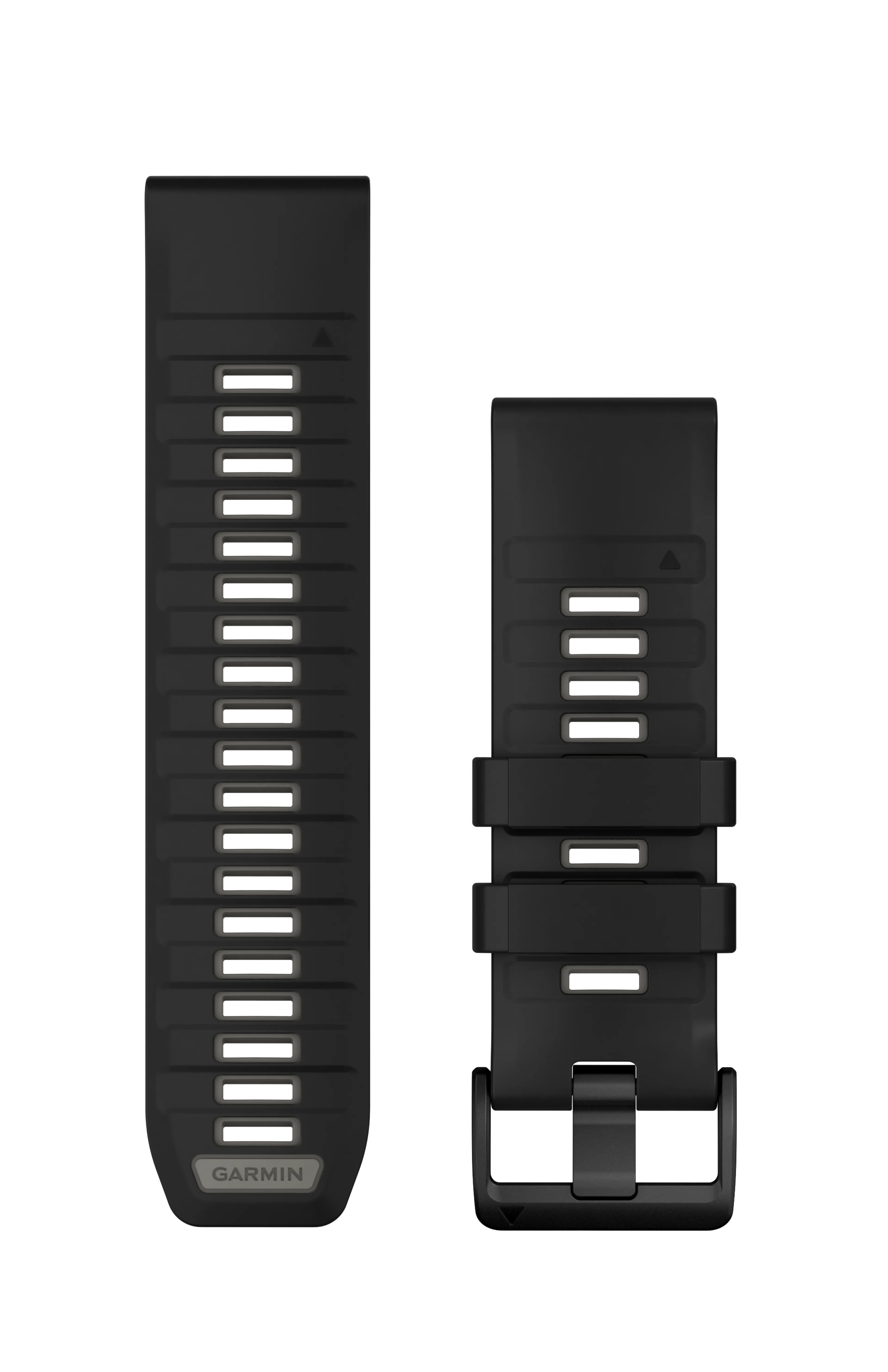 Black/Pebble Gry Silicone Band