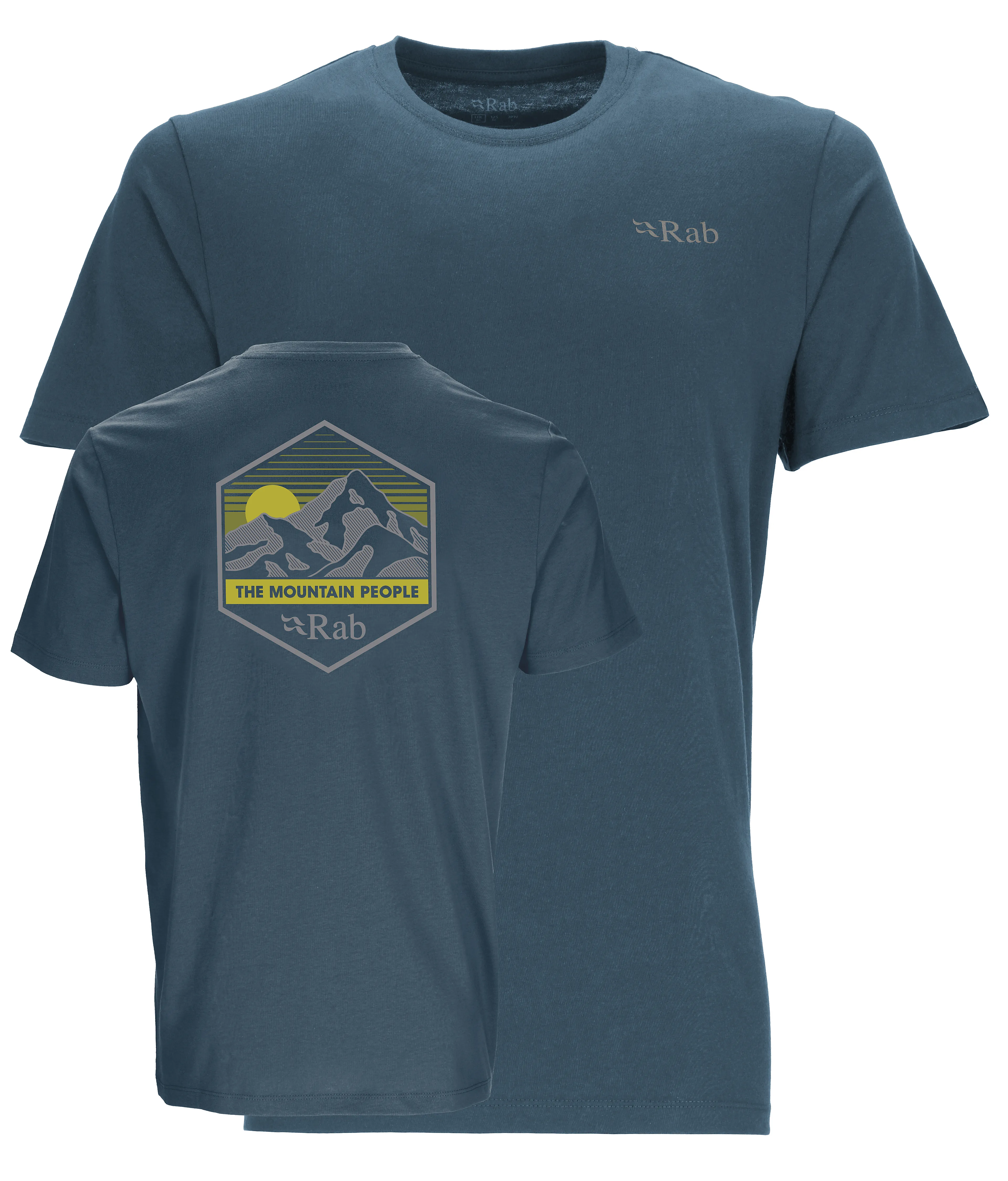 Stance Mountain Peak t-skjorte herre Stance Mountain Peak t-skjorte herre