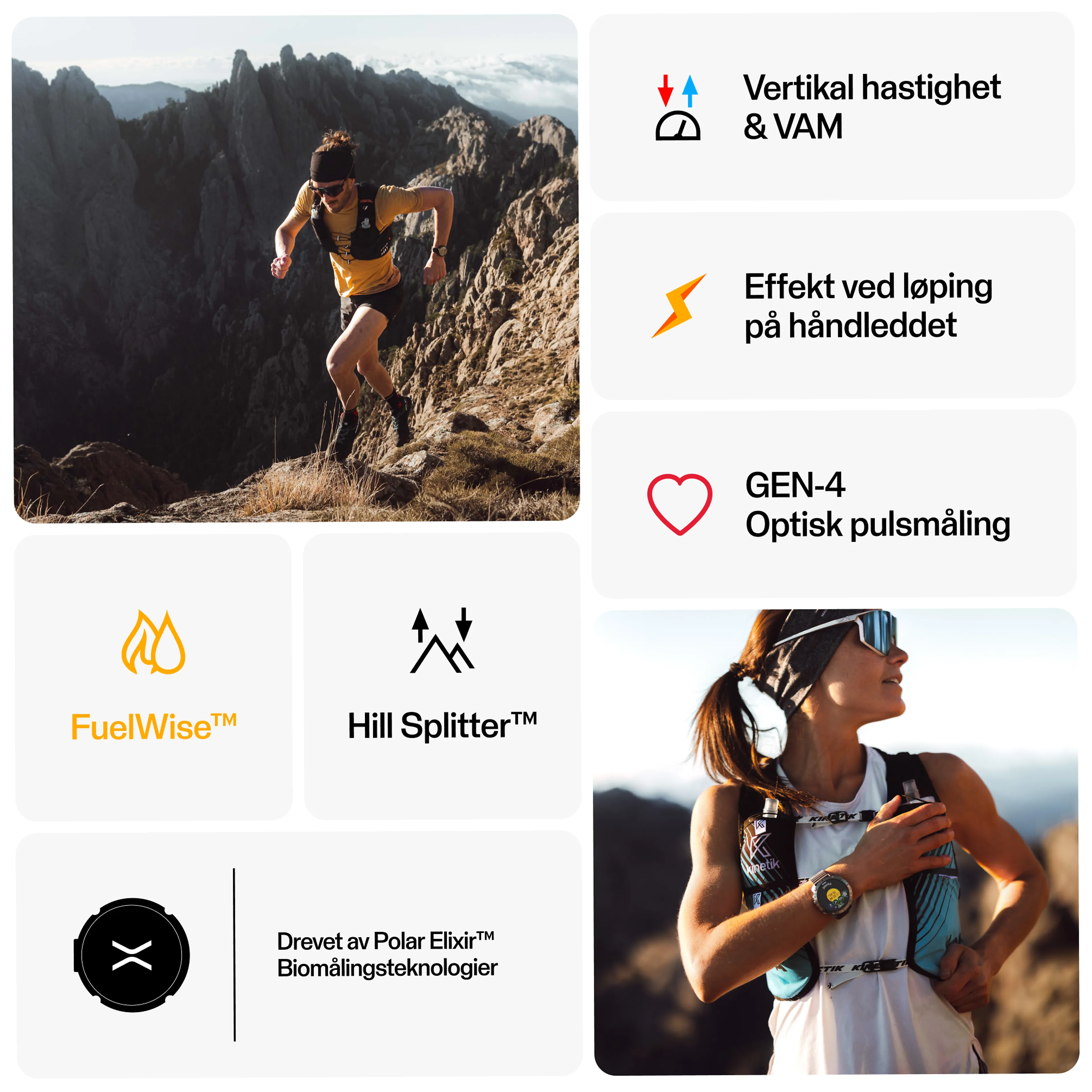 POLAR GRIT X2 PRO TI LTHR BRNZ M/L