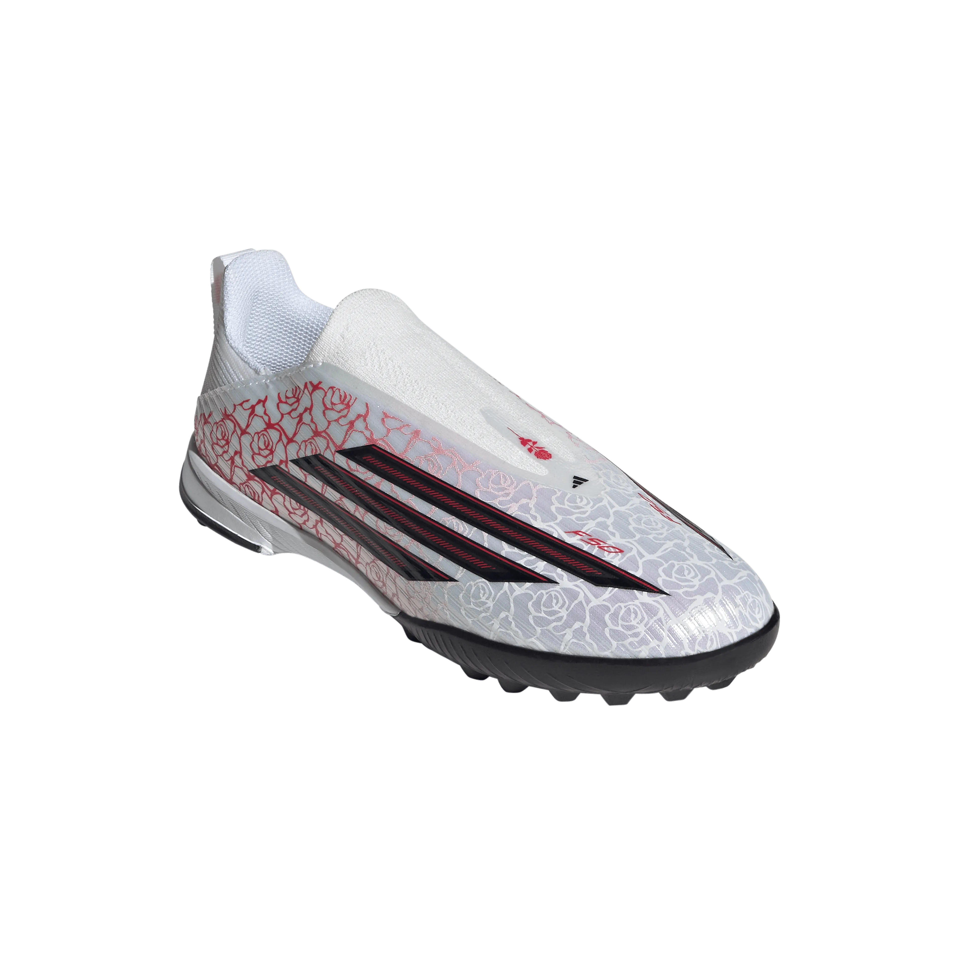F50 LEAGUE LAMINE YAMAL Laceless Turf Footballsko Grus/Kunstgress Barn