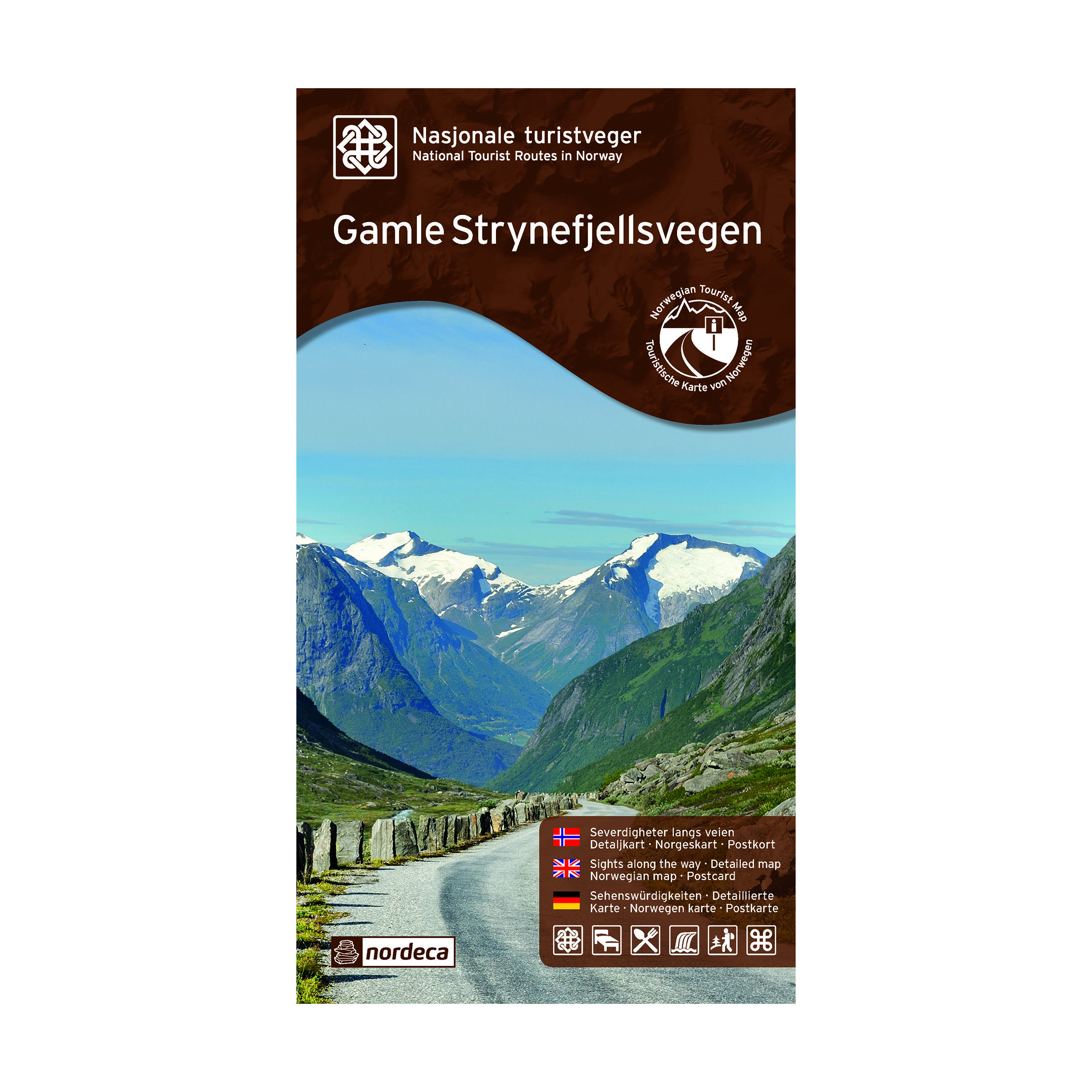 GAMLE STRYNEFJELLSVEGEN 1:50 000