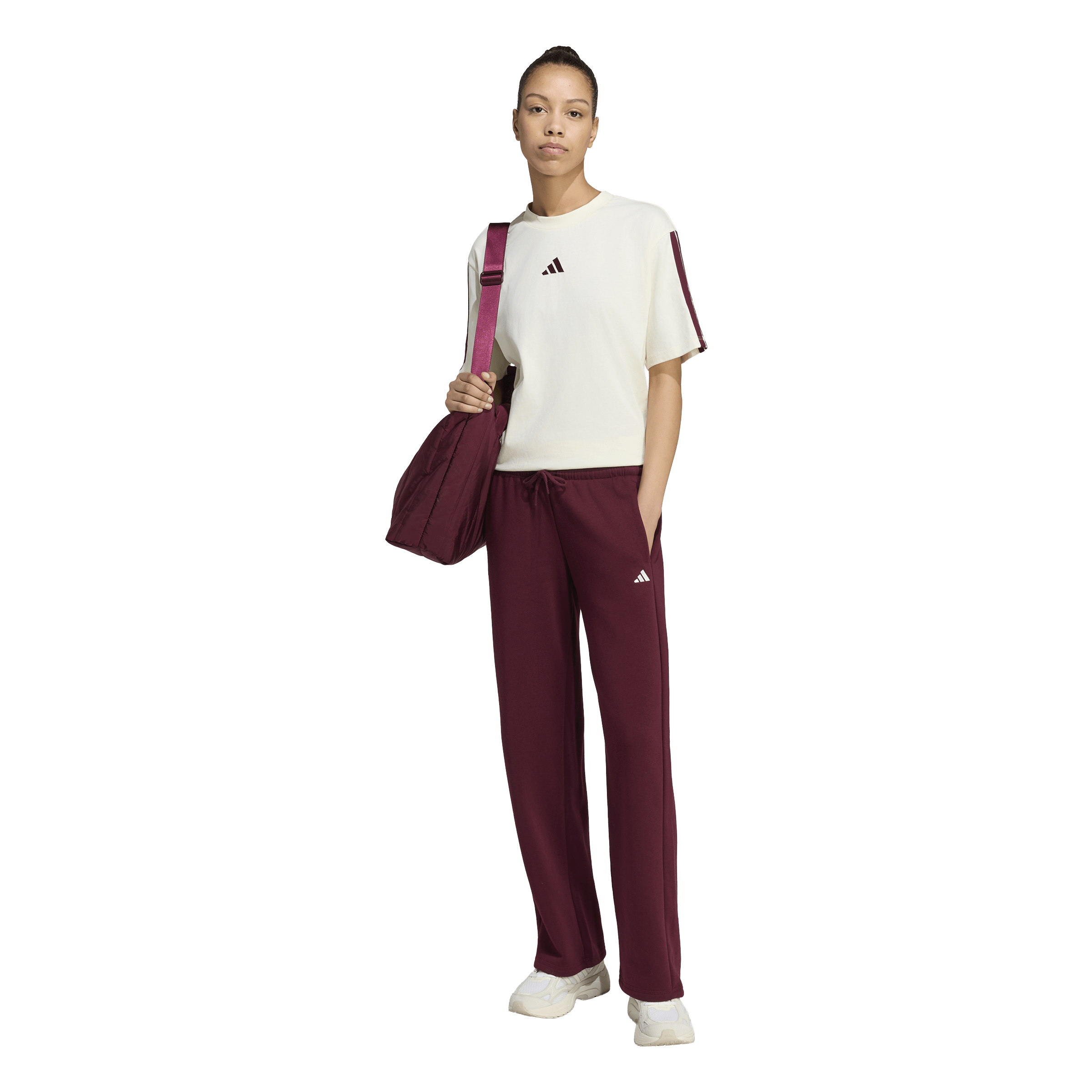 Essentials Small Logo Feel Cozy Open-Hem Joggebukse Dame