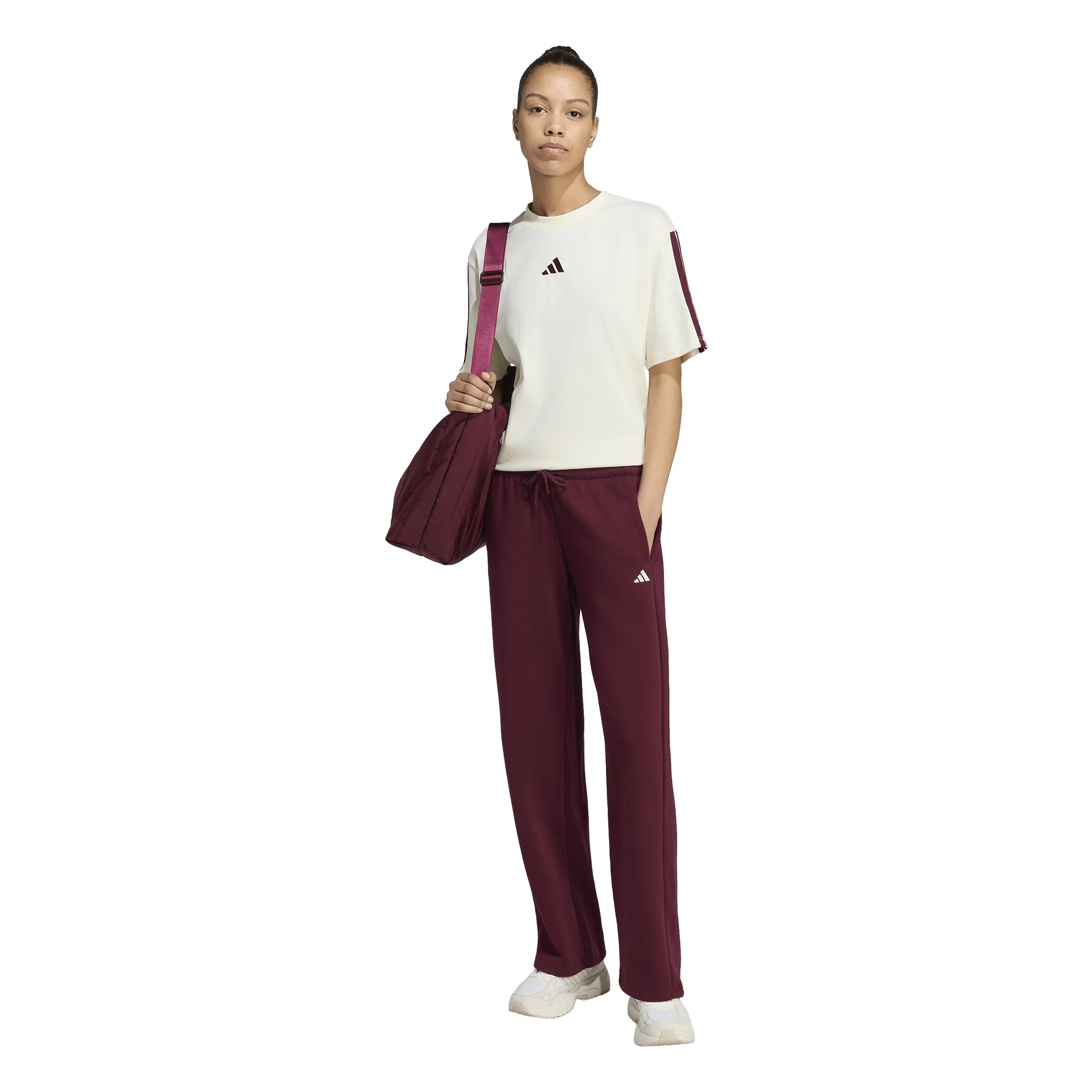 Essentials Small Logo Feel Cozy Open-Hem Joggebukse Dame