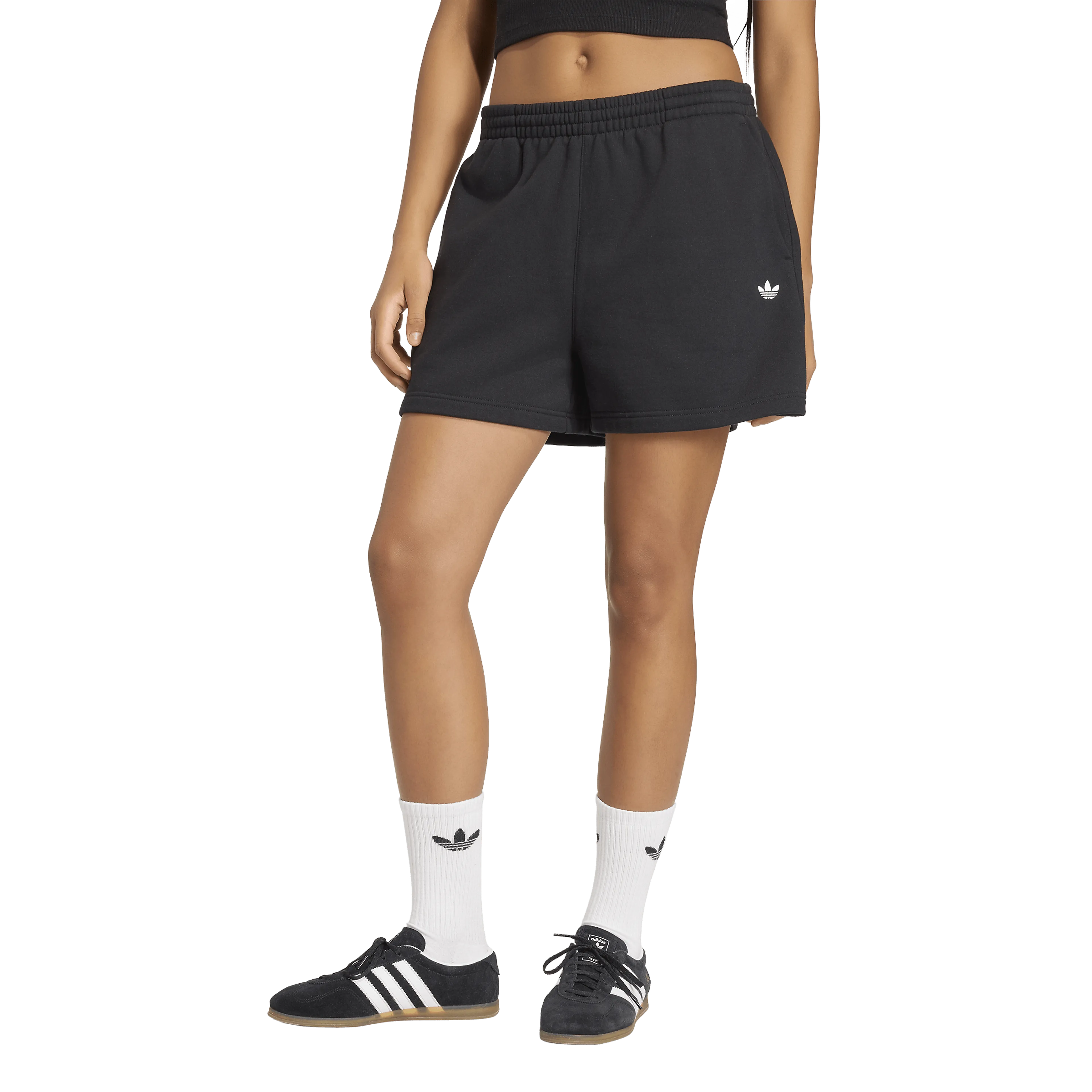 ESSENTIALS FLEECE LOOSE SHORTS Dame