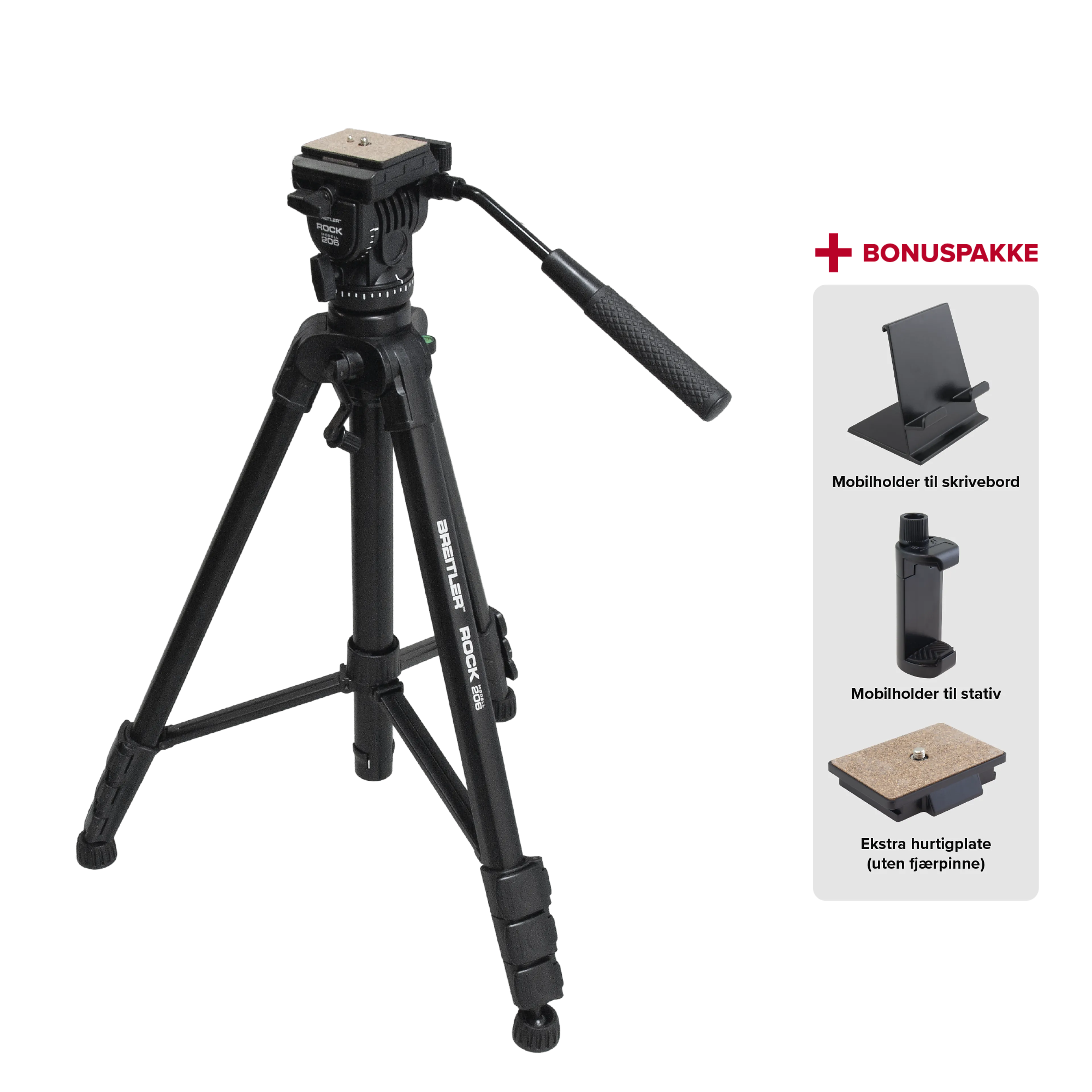 BREITLER ROCK 206 STATIV ALUMINIUM TRIPOD