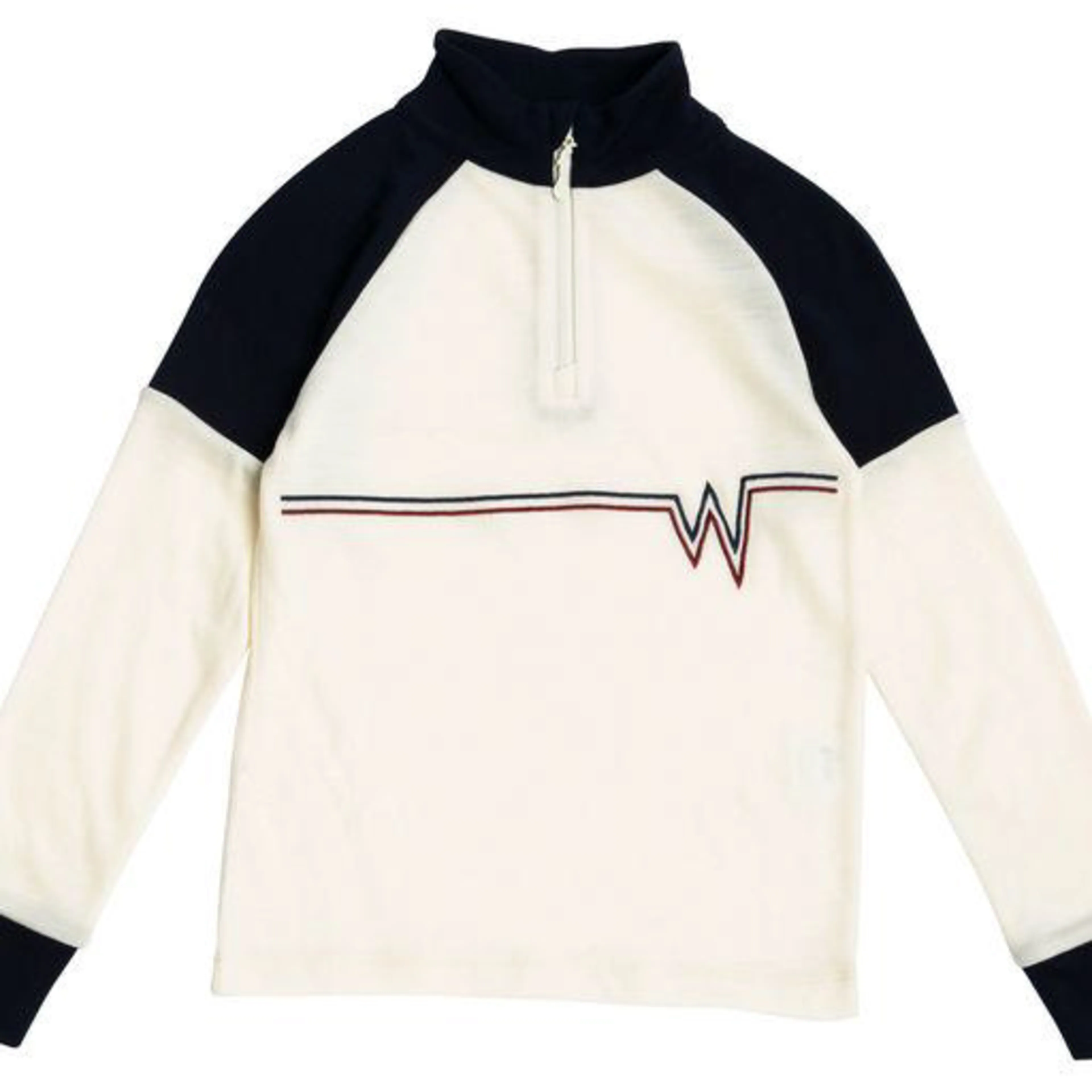 Bortelid HalfZip Top ullgenser barn/junior