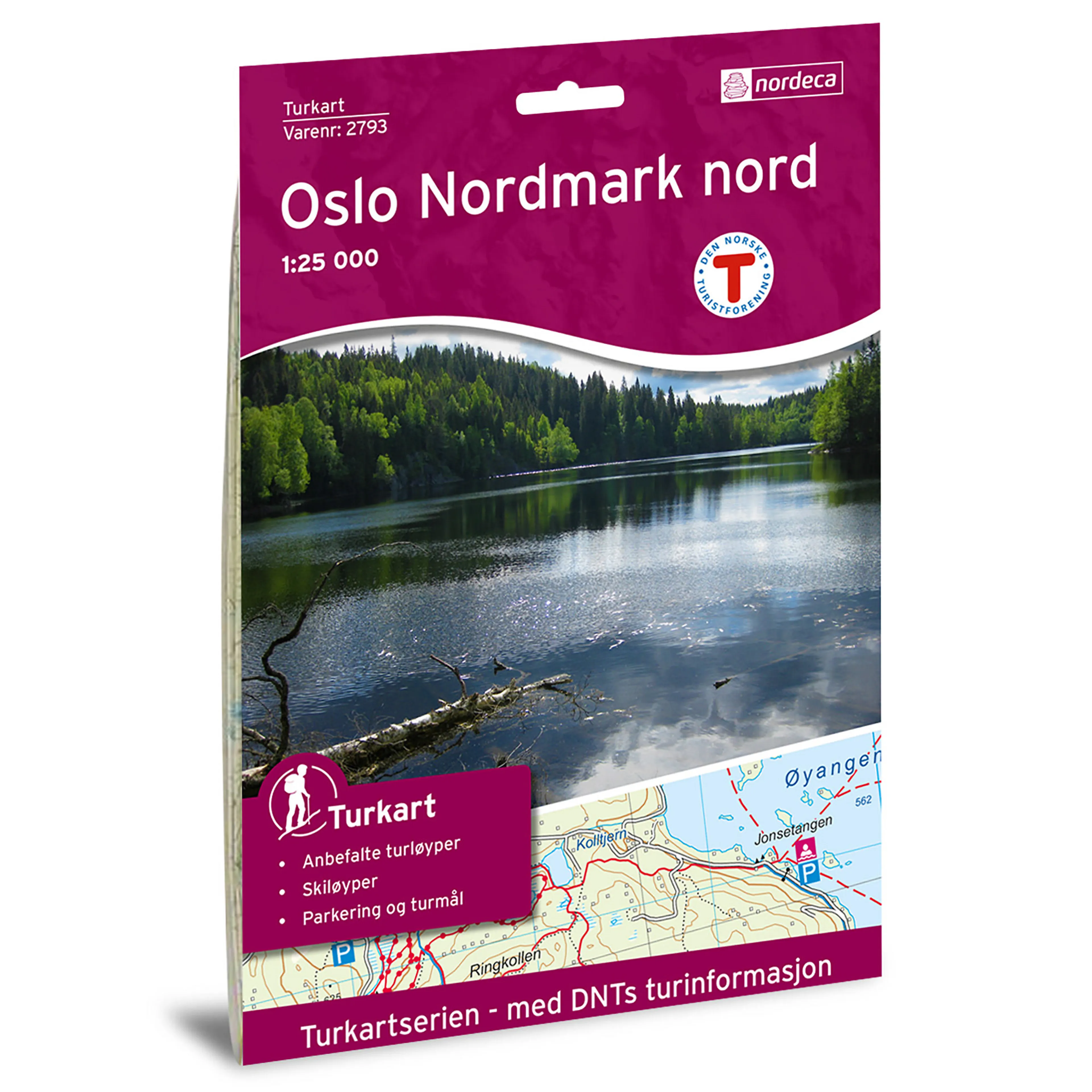 OSLO NORDMARK NORD 1:25 000