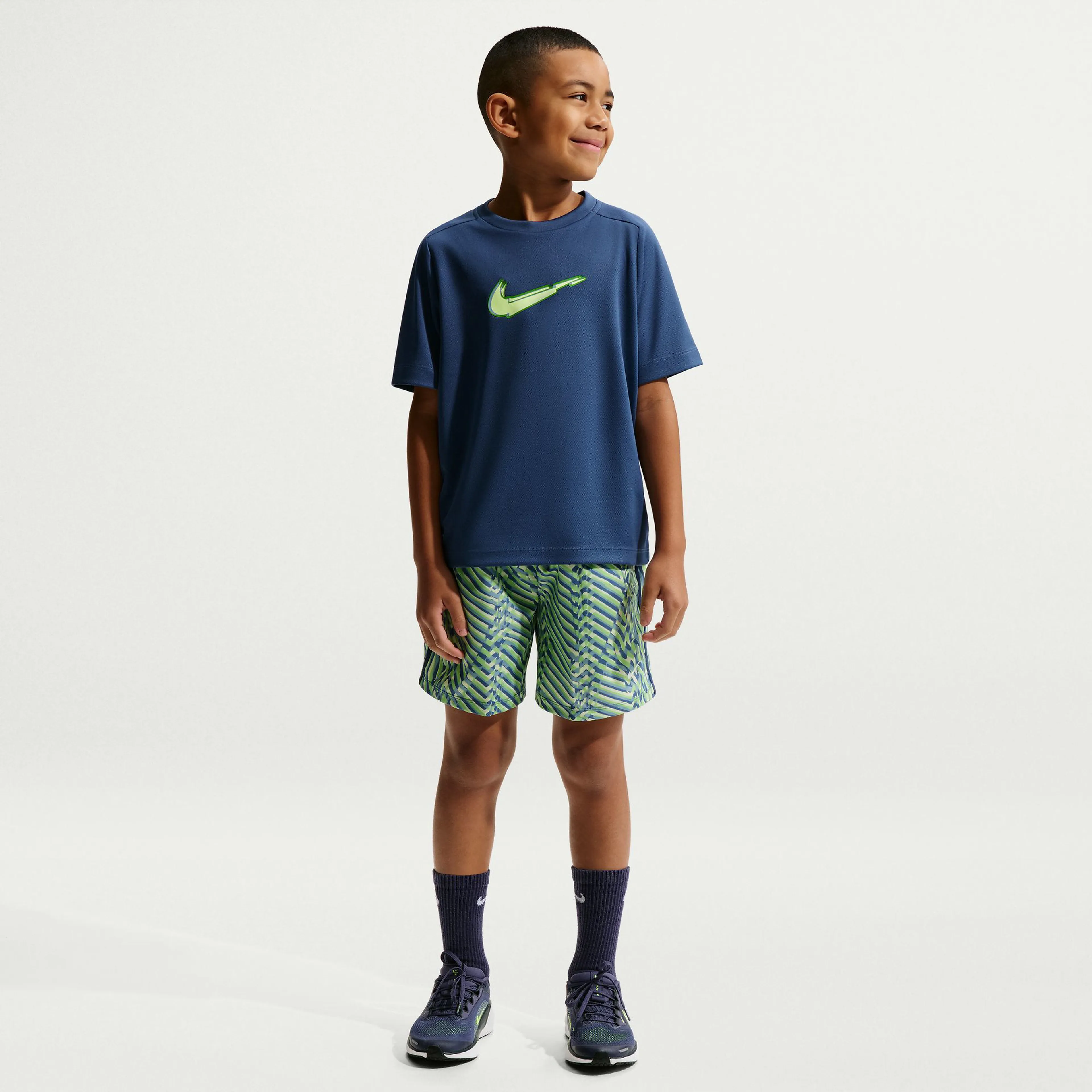 Multi Big Kids' (Boys') Dri-FIT Short-Sleeve Training Top