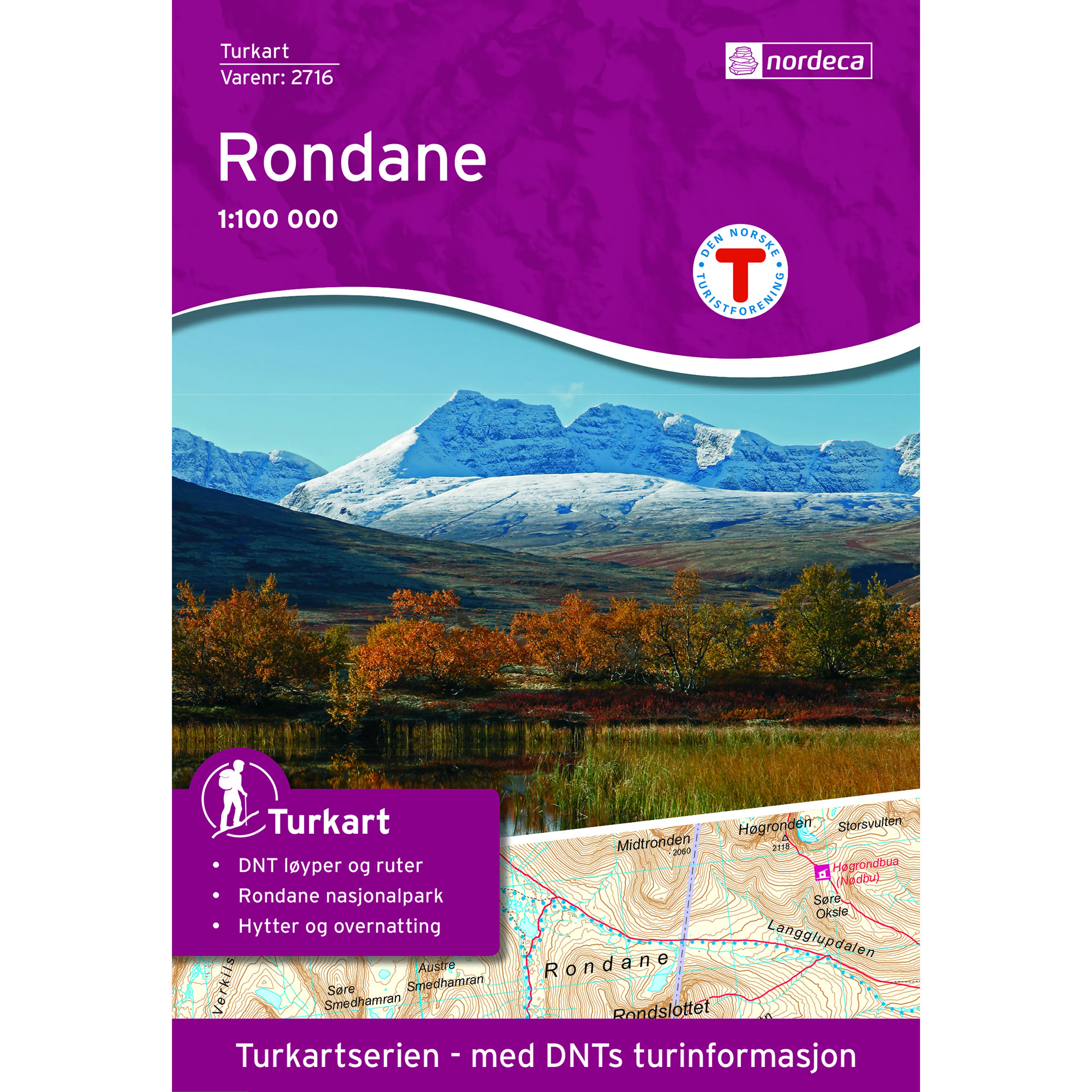 RONDANE 1:100 000 RONDANE 1:100 000