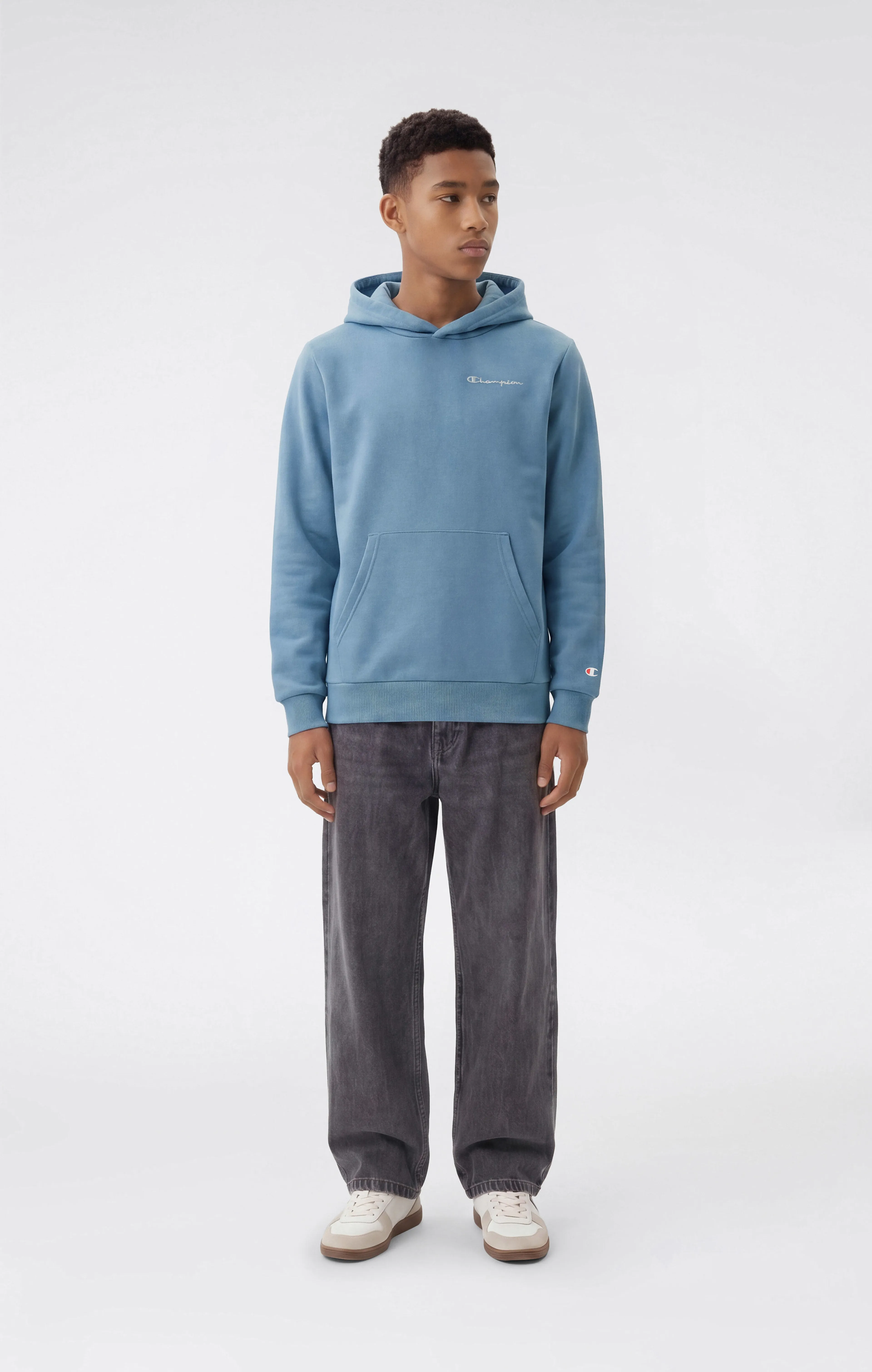 Hooded Sweatshirt small contrast logo junior