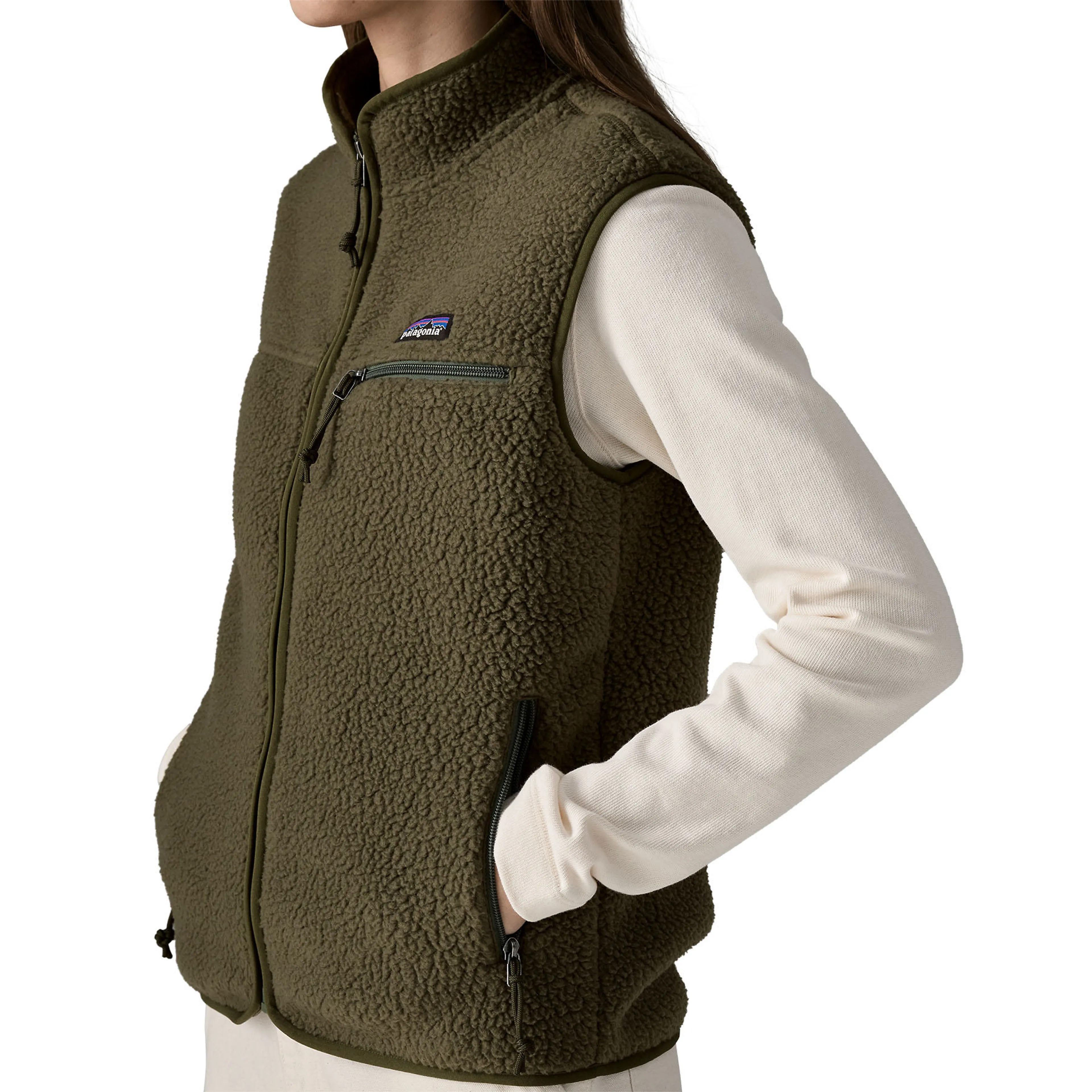 W Retro Pile Vest