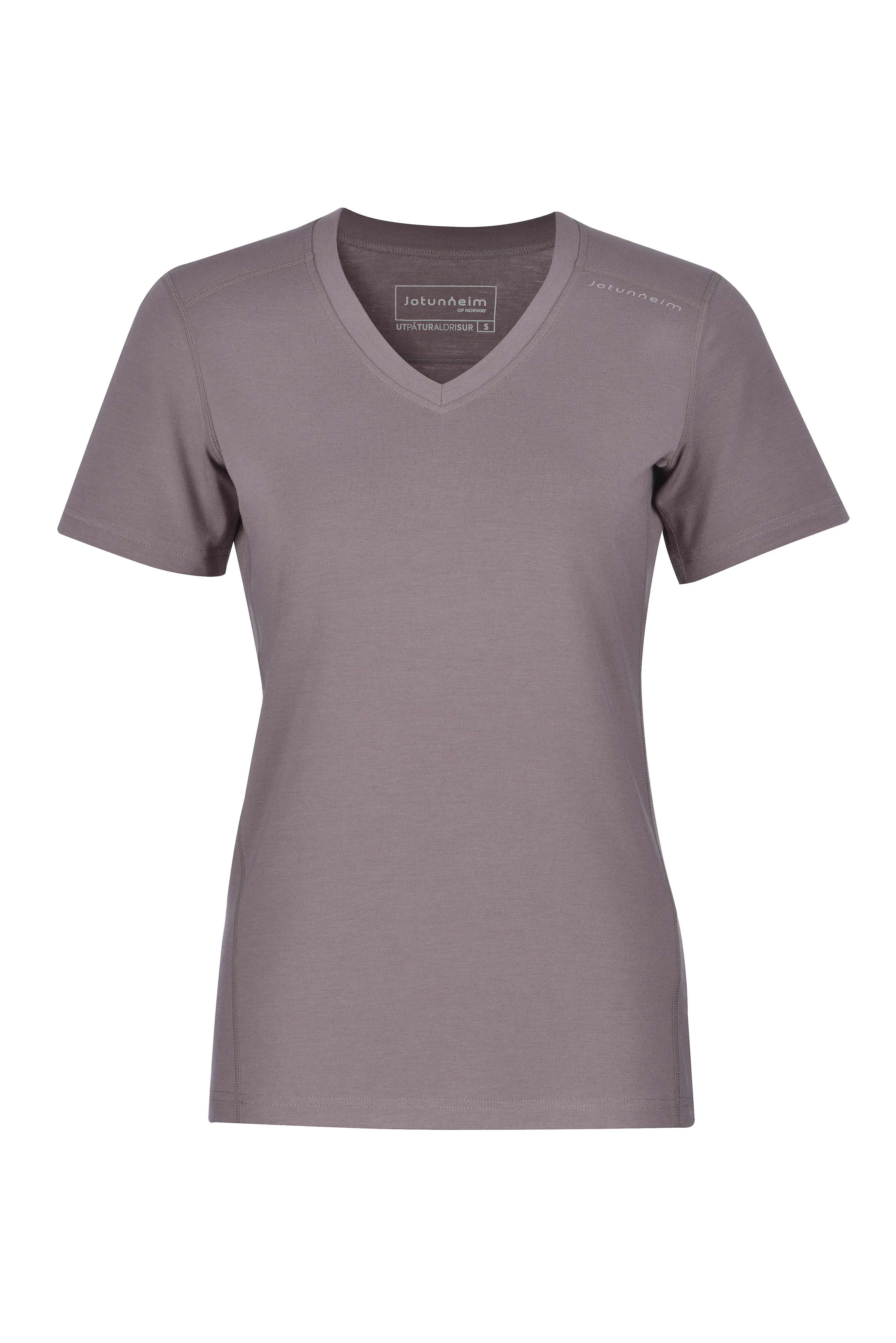 Ull/bambus Tee U/trykk dame