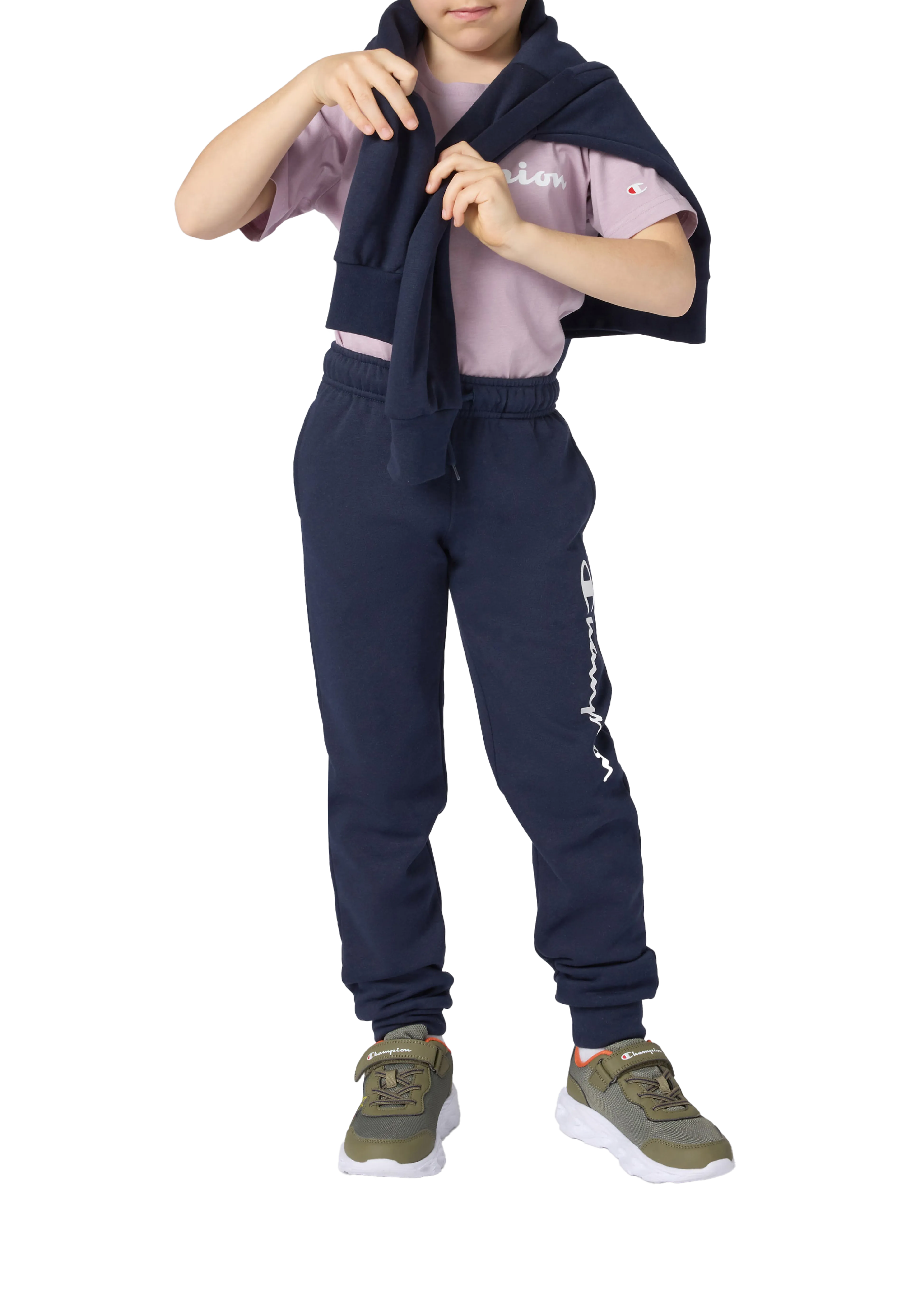 Rib Cuff Pants print junior