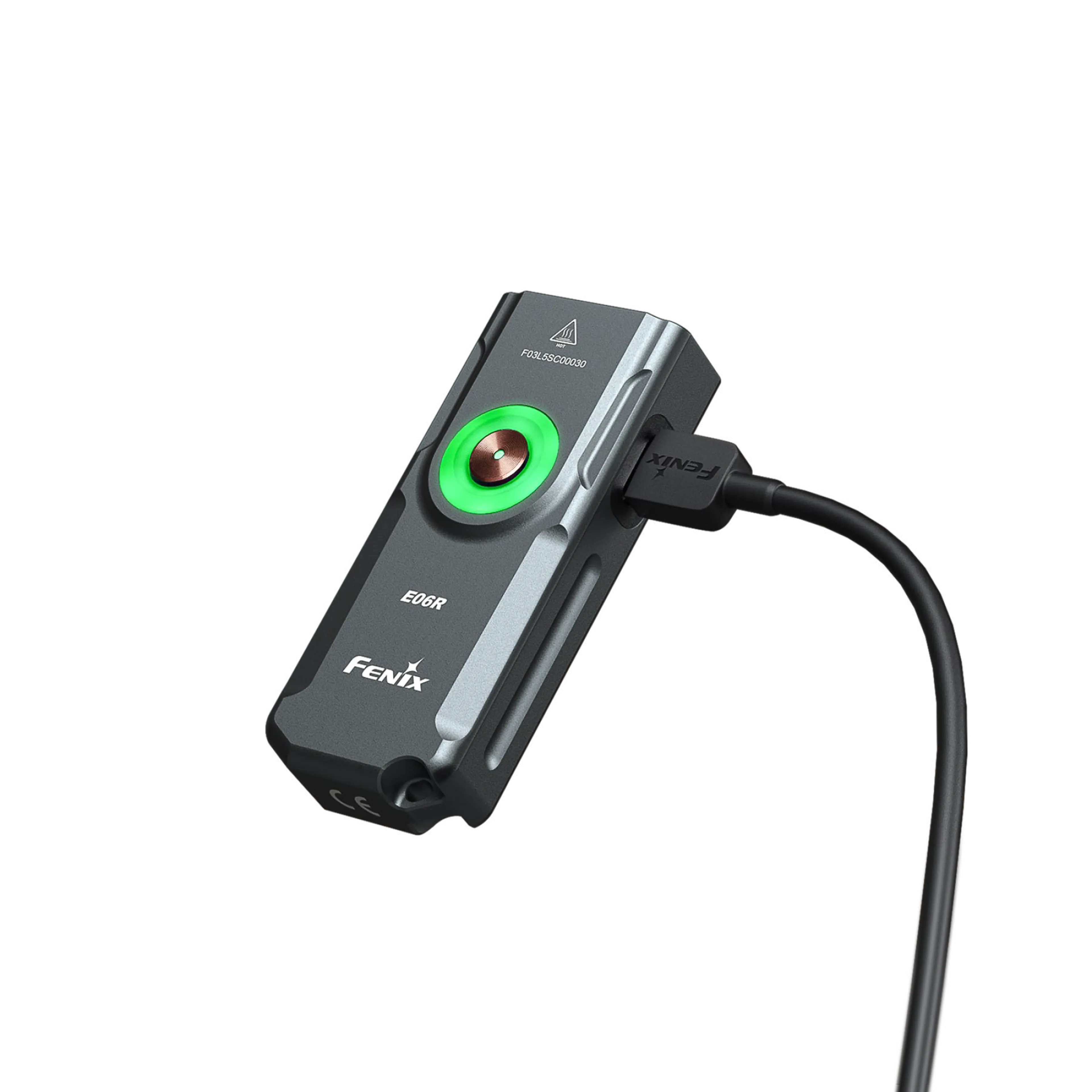 FENIX E06R MINILYKT GRÅ LED/UV/LASERPEKER 700LM