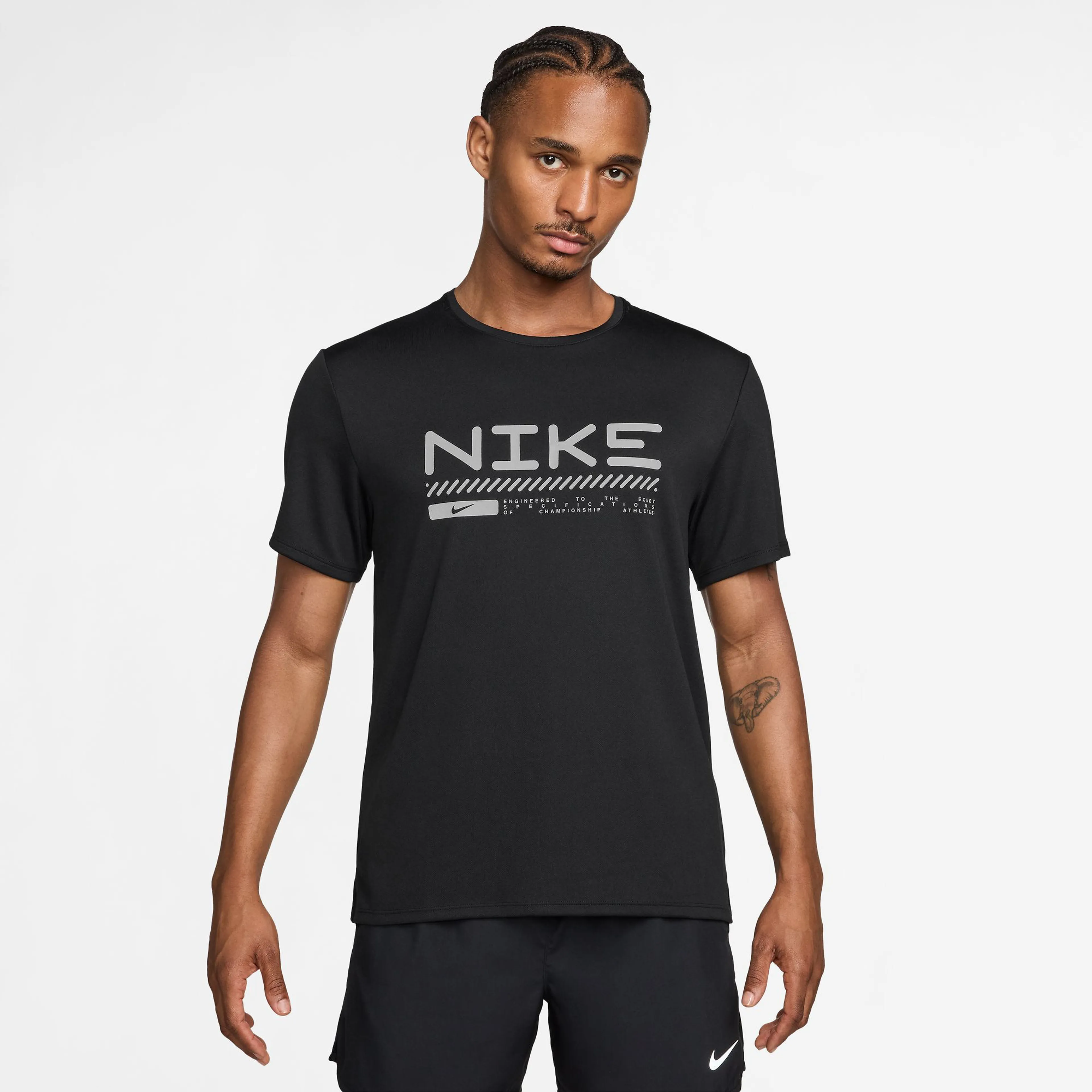 Miler Men's Winterized Short-Sleeve Running Top