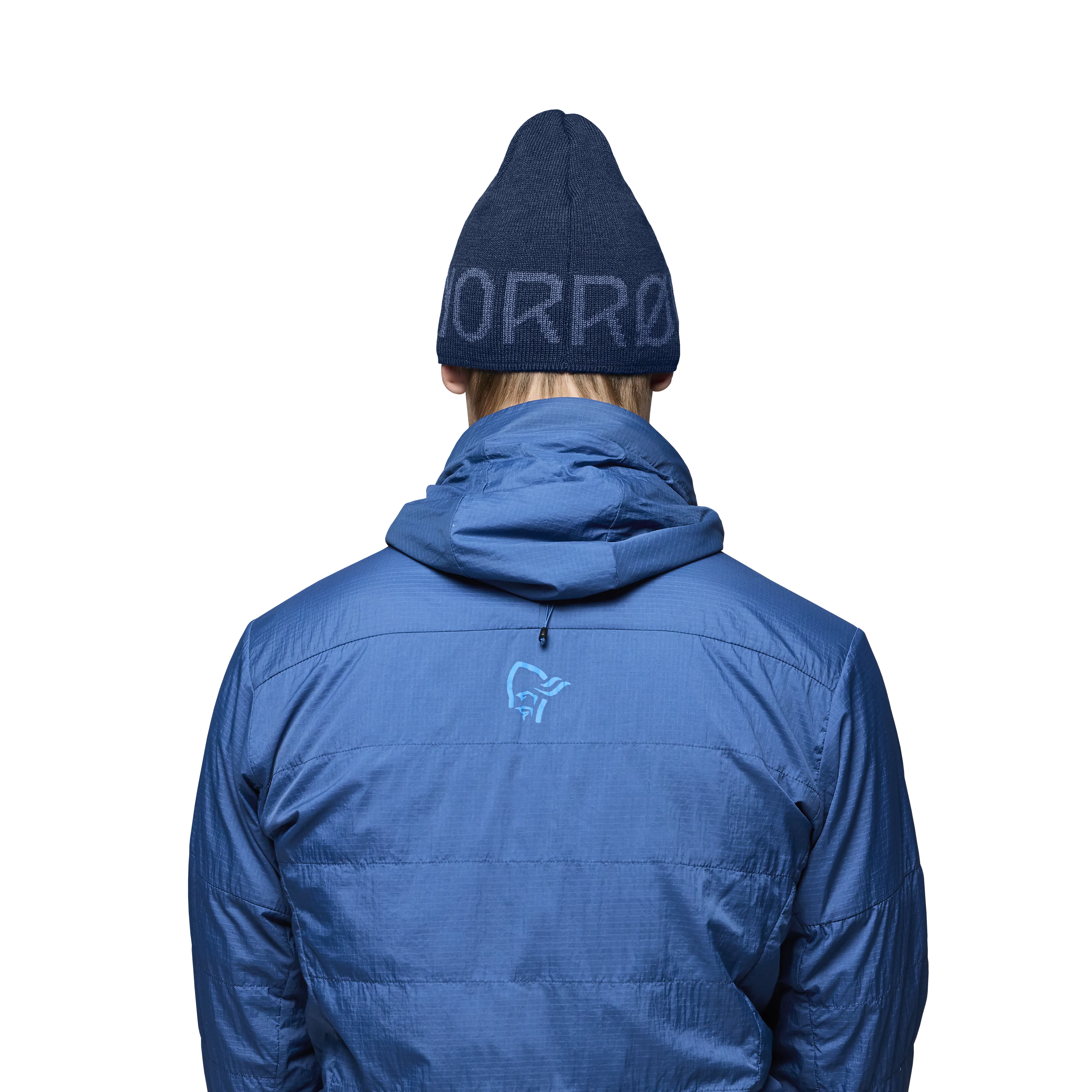 /29 mid merinoUll logo Beanie
