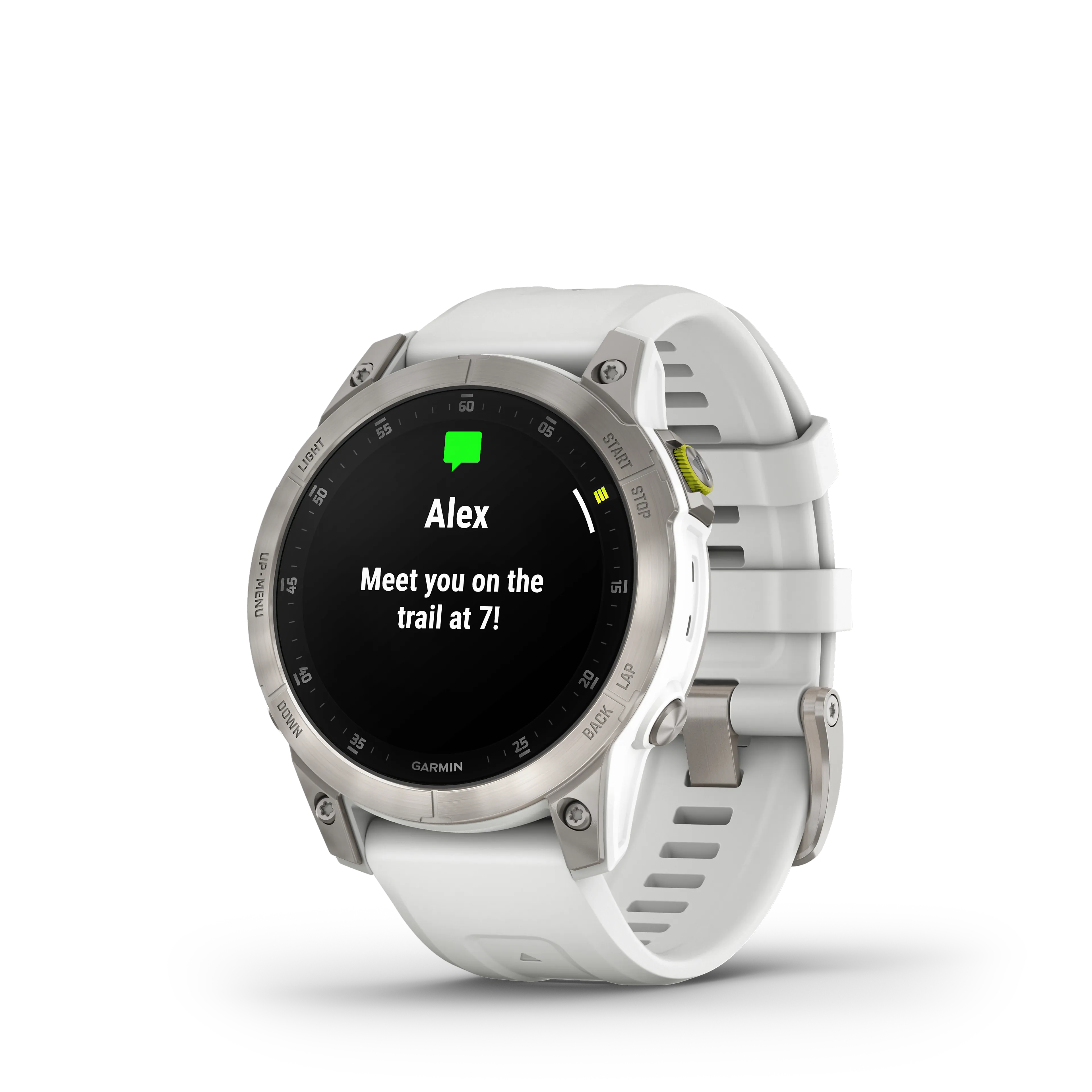 epix Sapphire White – AMOLED Smartwatch