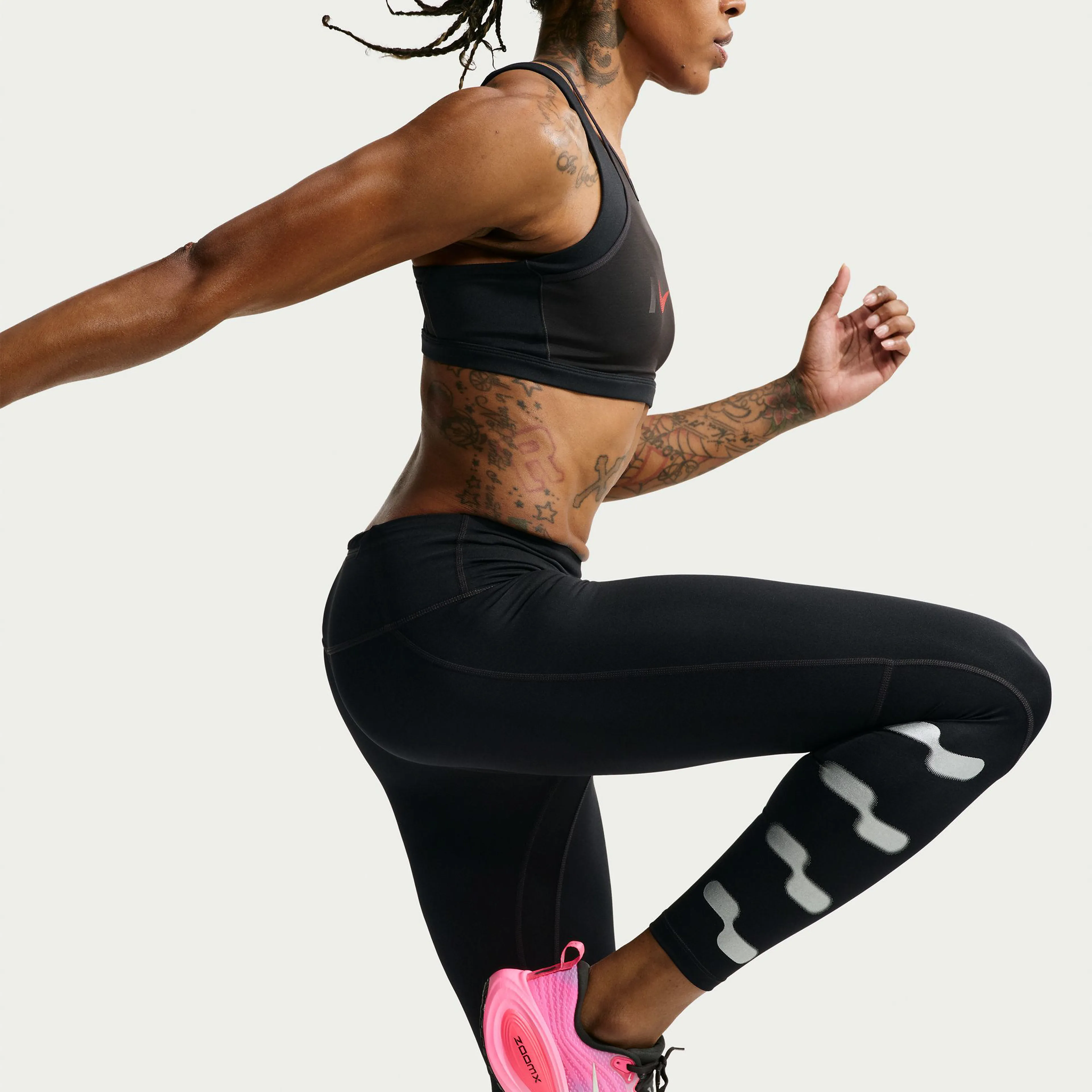 Tempo Flash Women's High-Waisted 7/8 Running Leggings