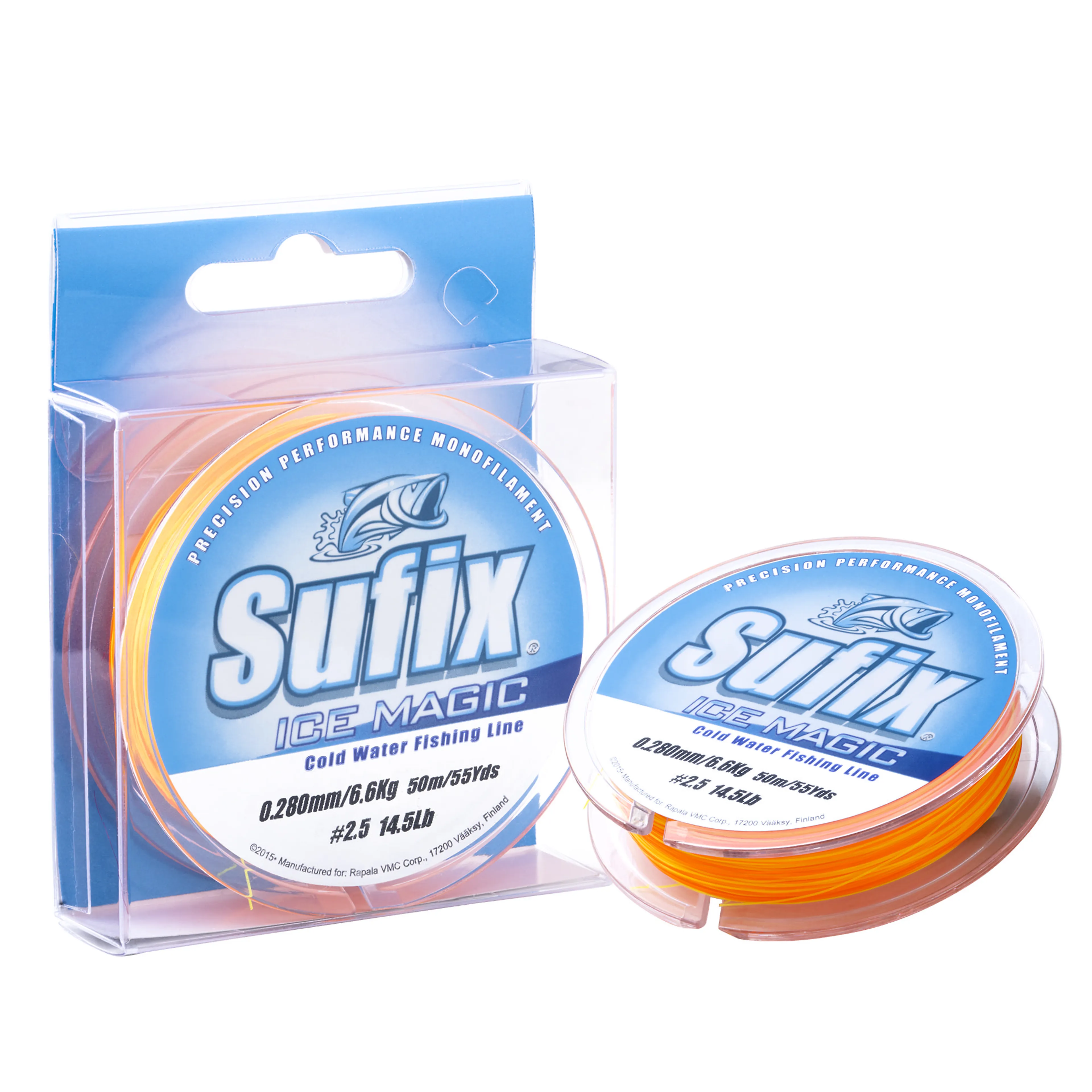Ice Magic Gul/Orange 50m 0,245mm Ice Magic Gul/Orange 50m 0,245mm