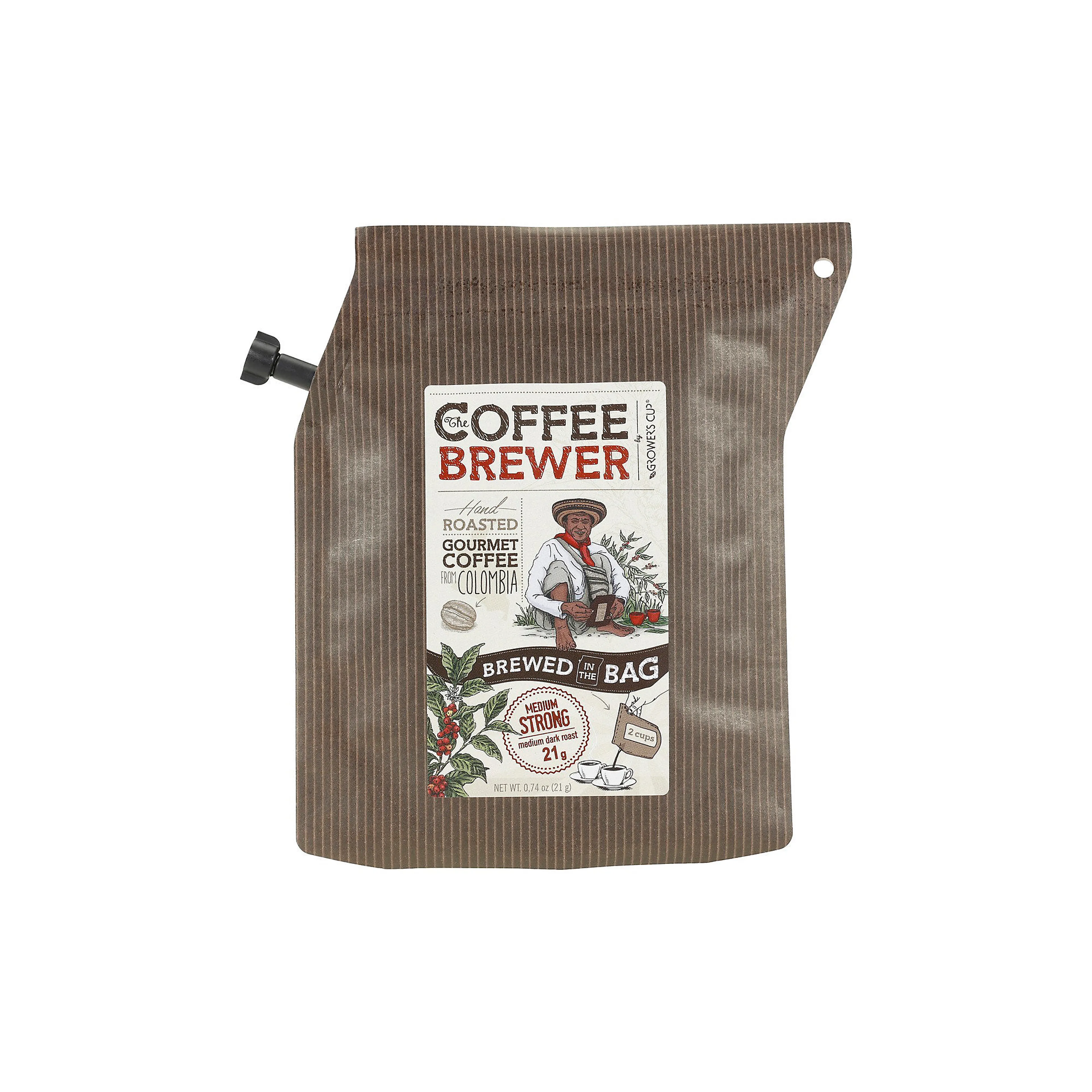 COLOMBIA 2 CUP COFFEE SINGLE P