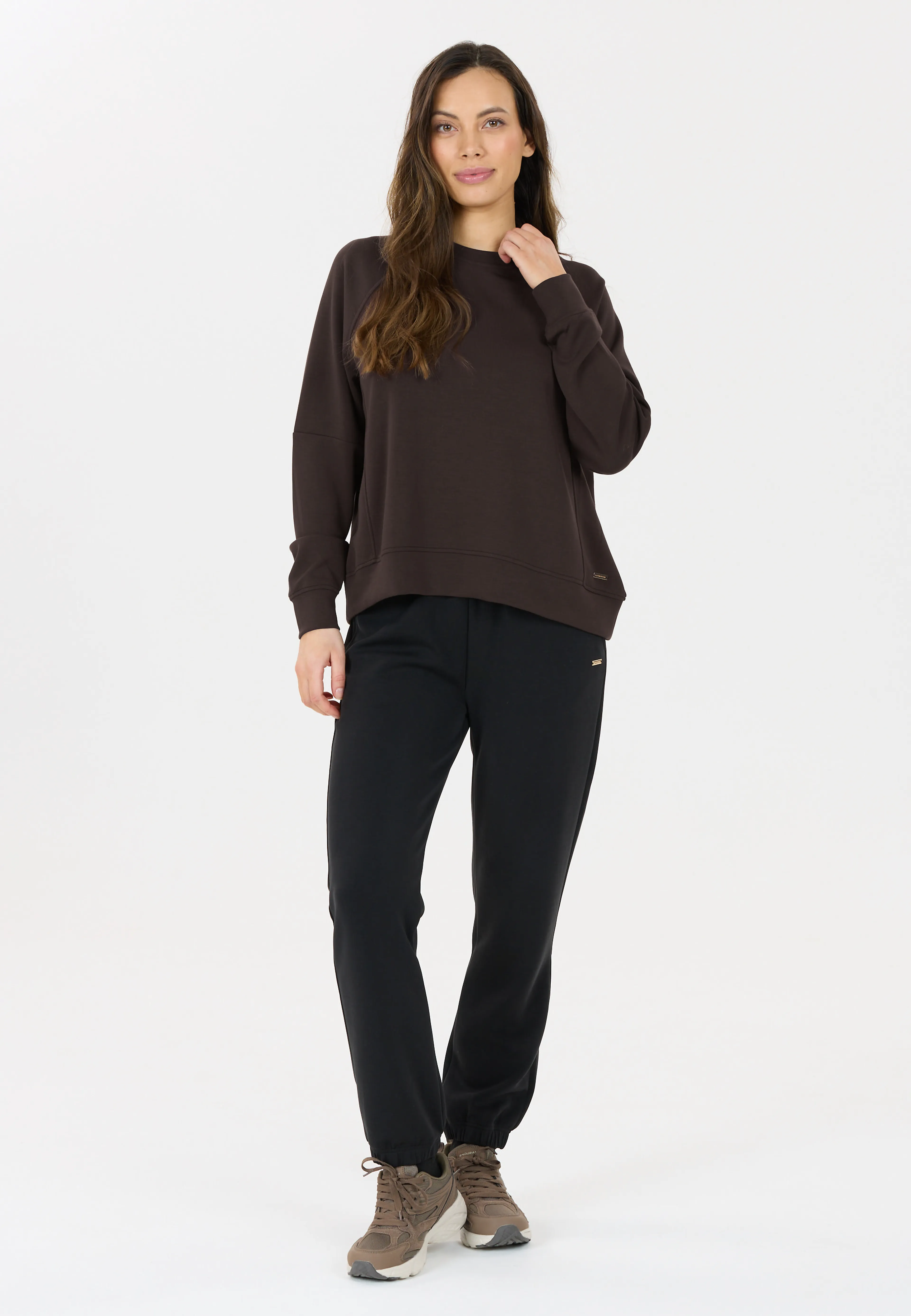 Jacey W Crew Neck treningsgenser dame