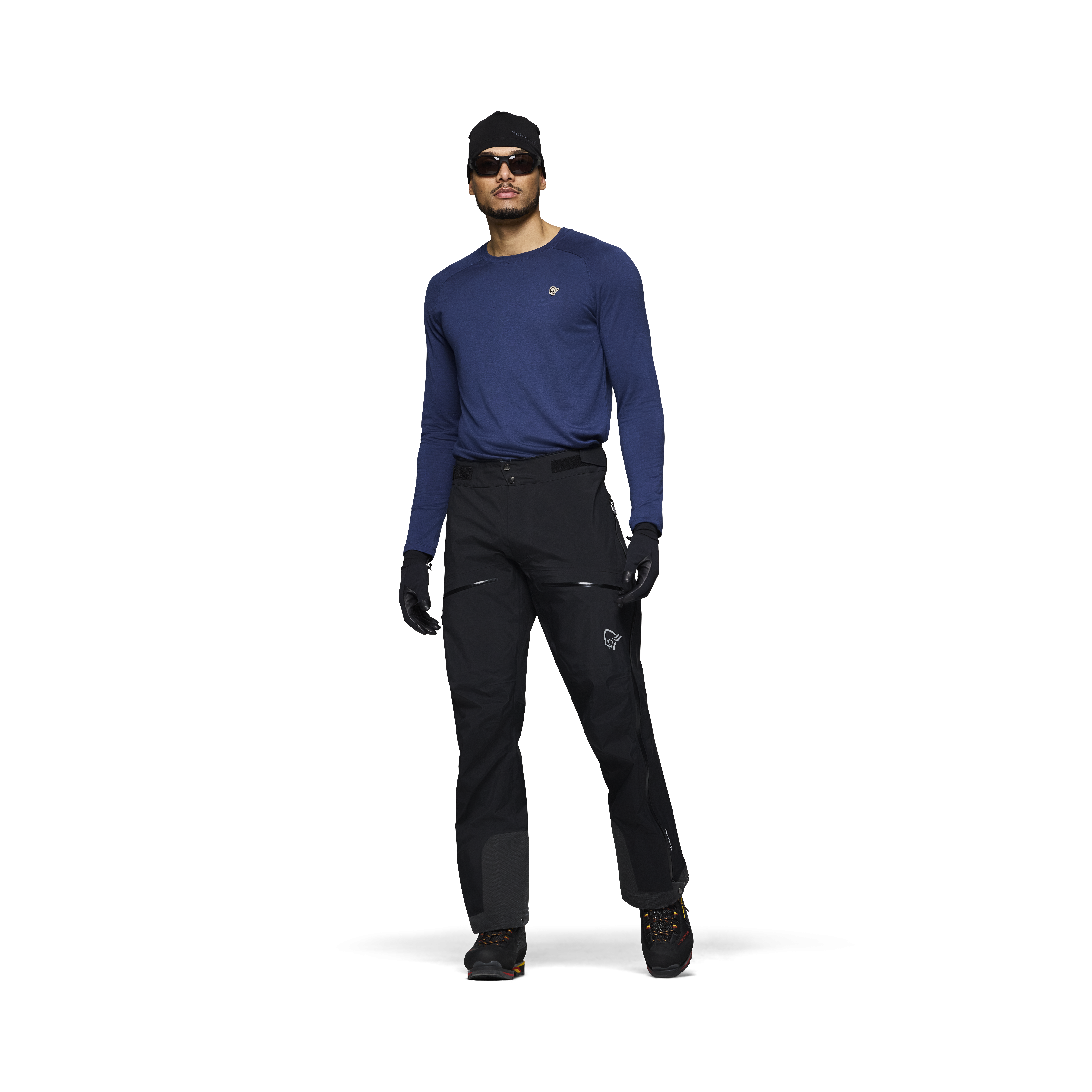 NORRØNA trollveggen Gore-Tex Pro light Pants M's Caviar Black
