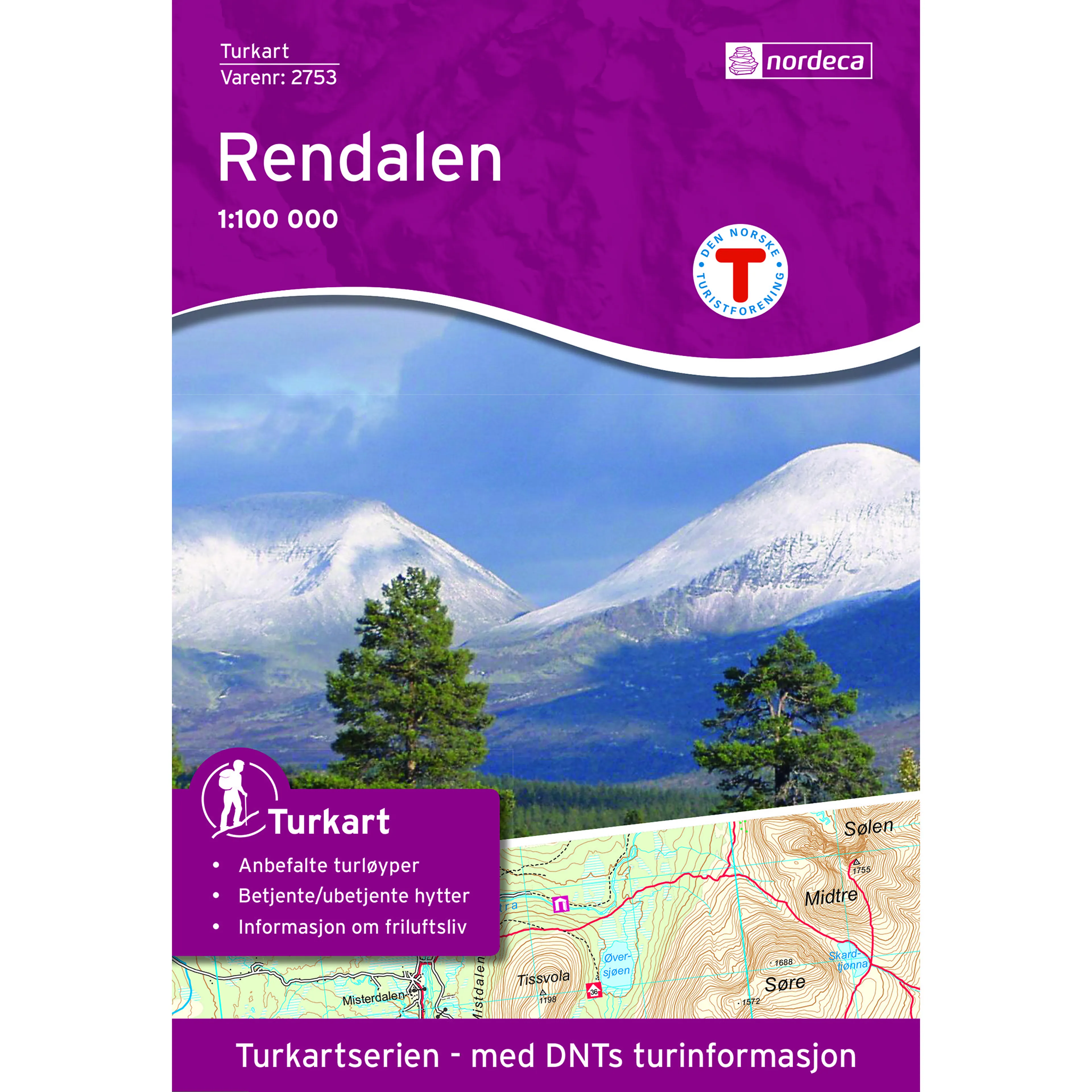 RENDALEN 1:100 000
