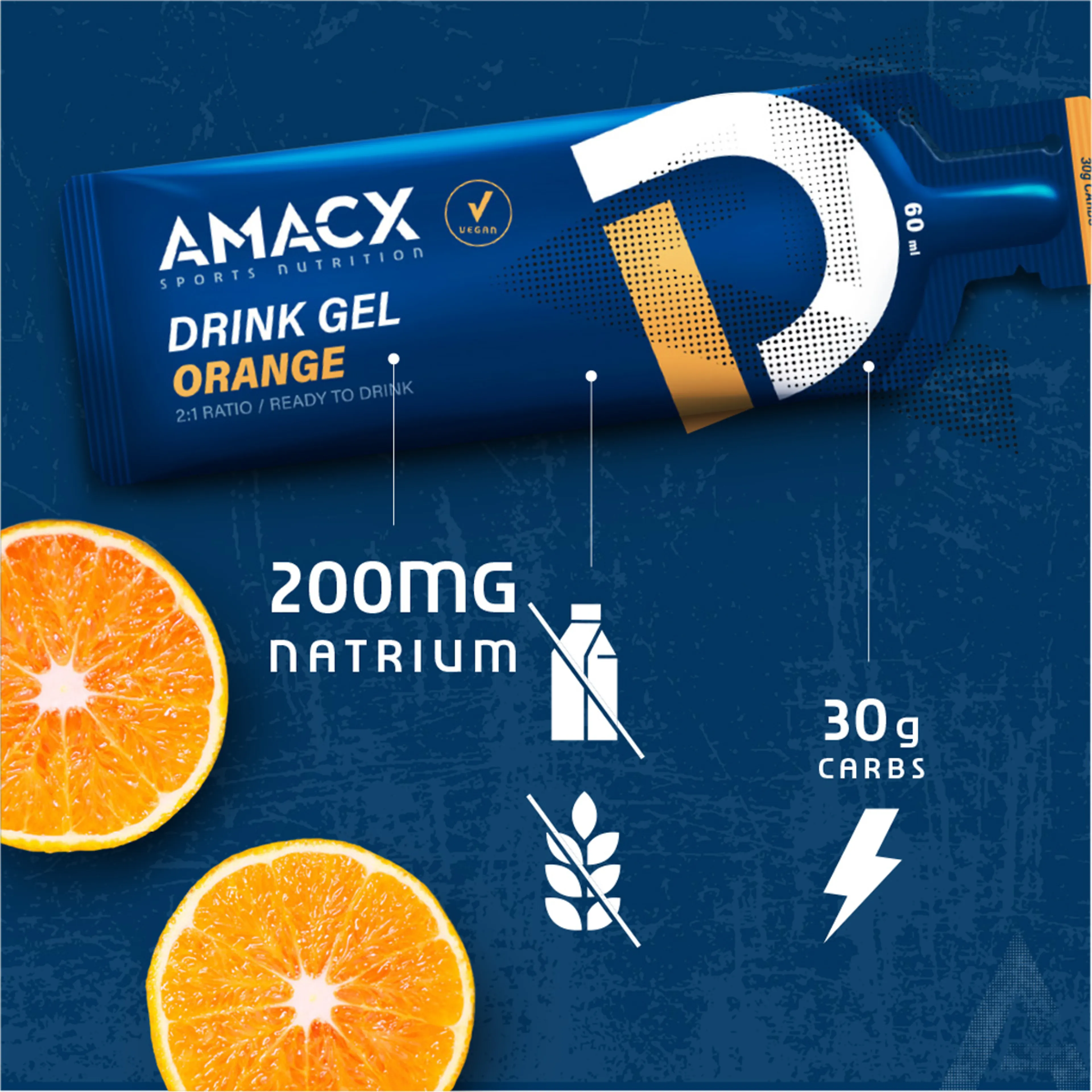 Drink Gel Orange - 12 stk