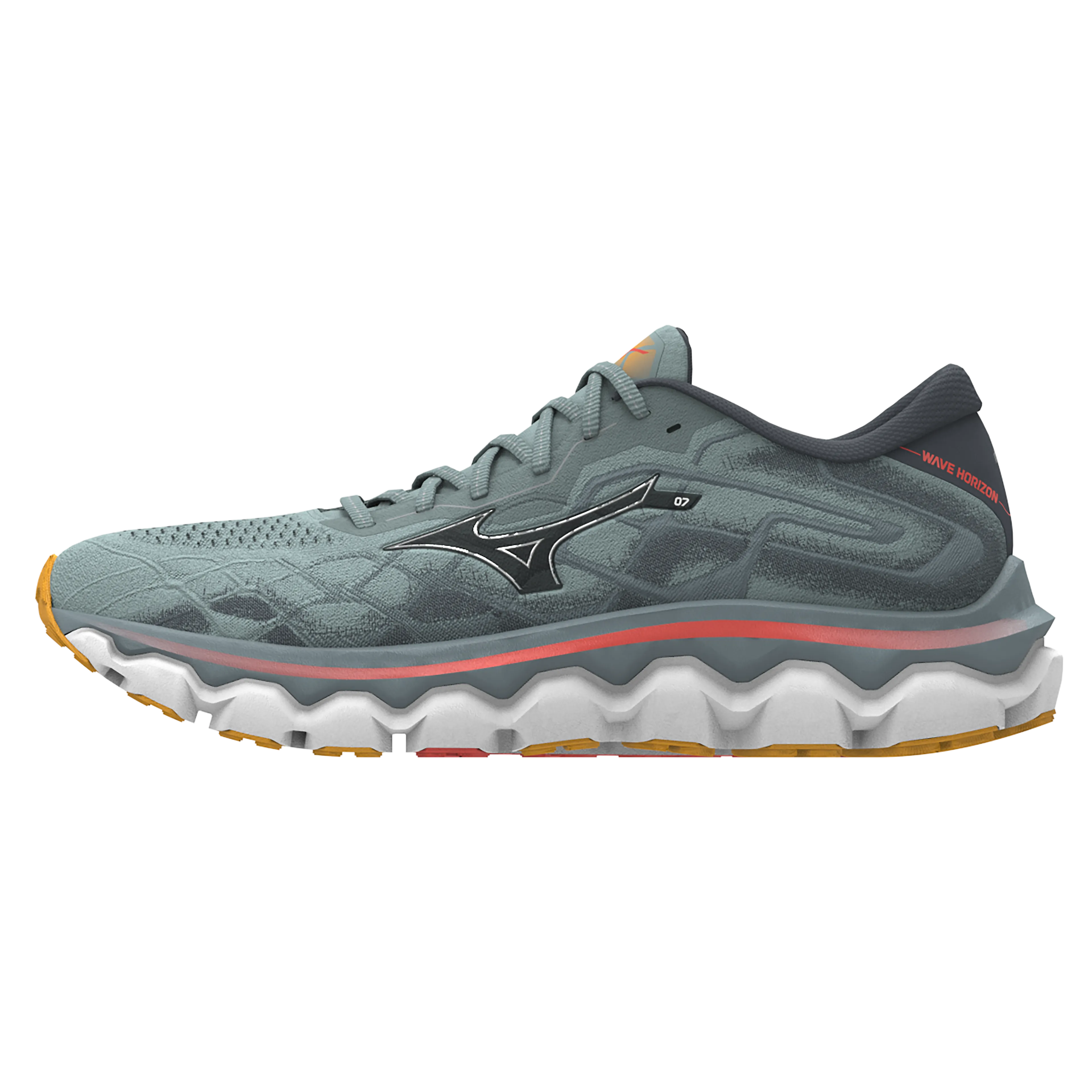 Gray Mist/White/Hot Coral