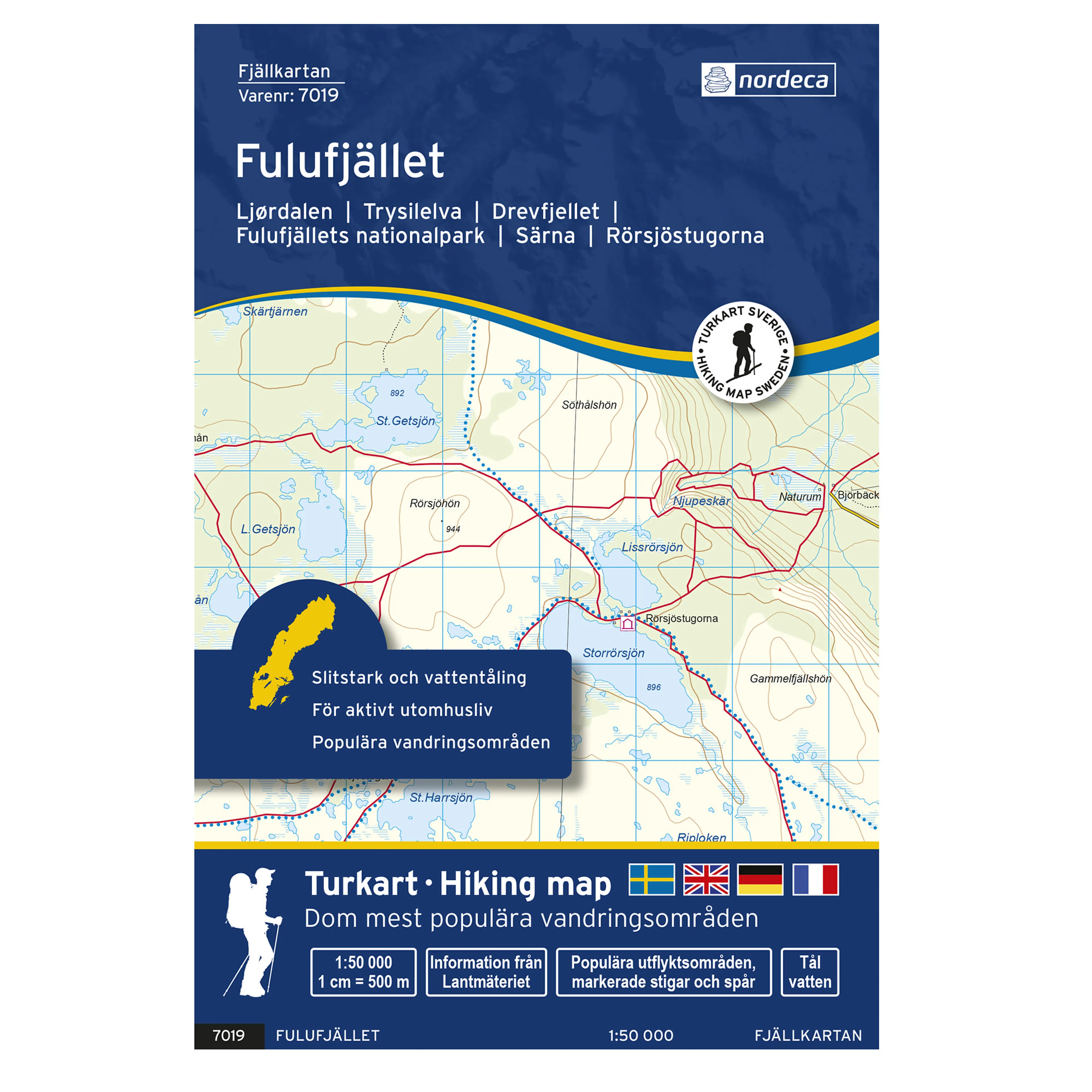 Fulufjället 1:50 000