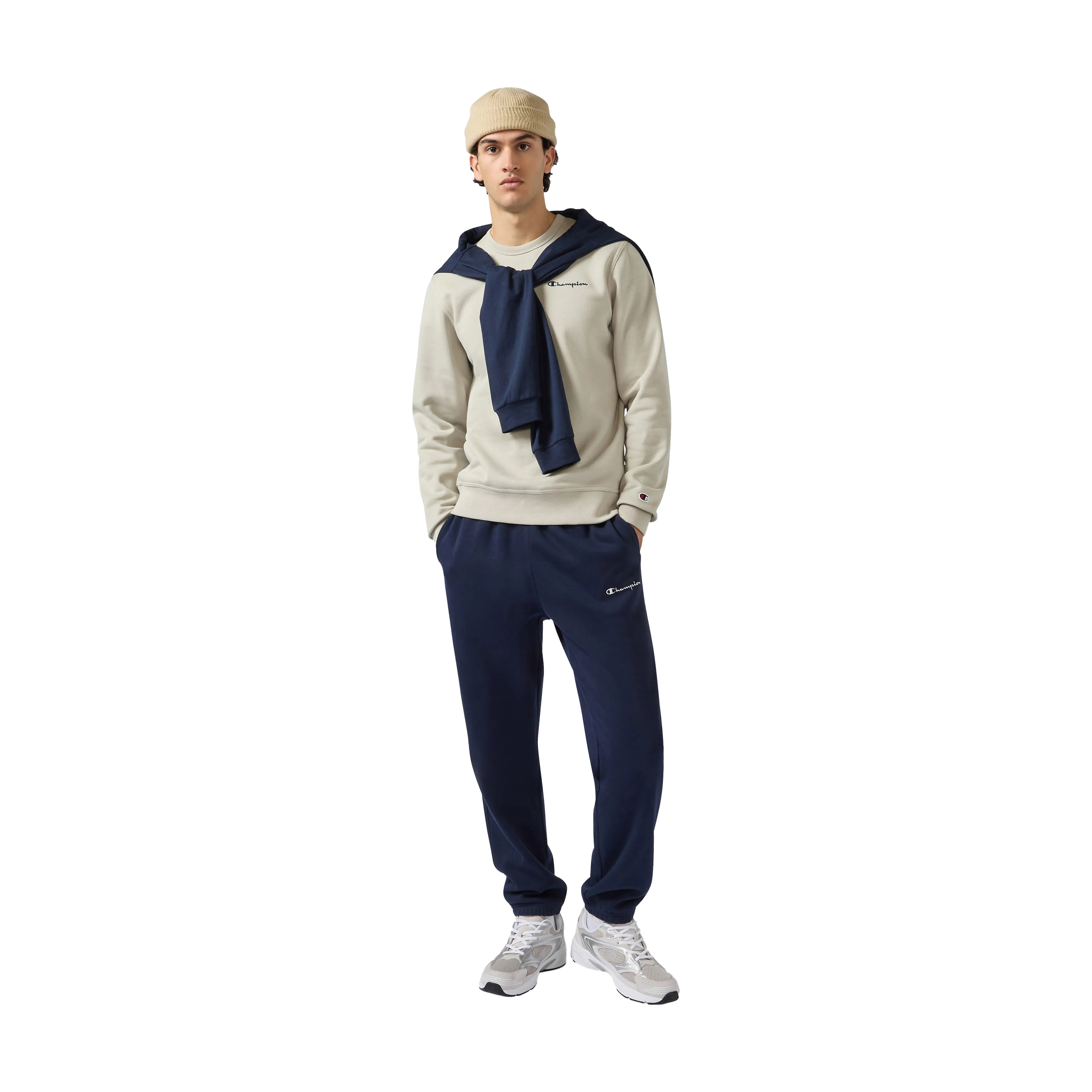 Crewneck Sweatshirt small contrast logo mens Crewneck Sweatshirt small contrast logo mens