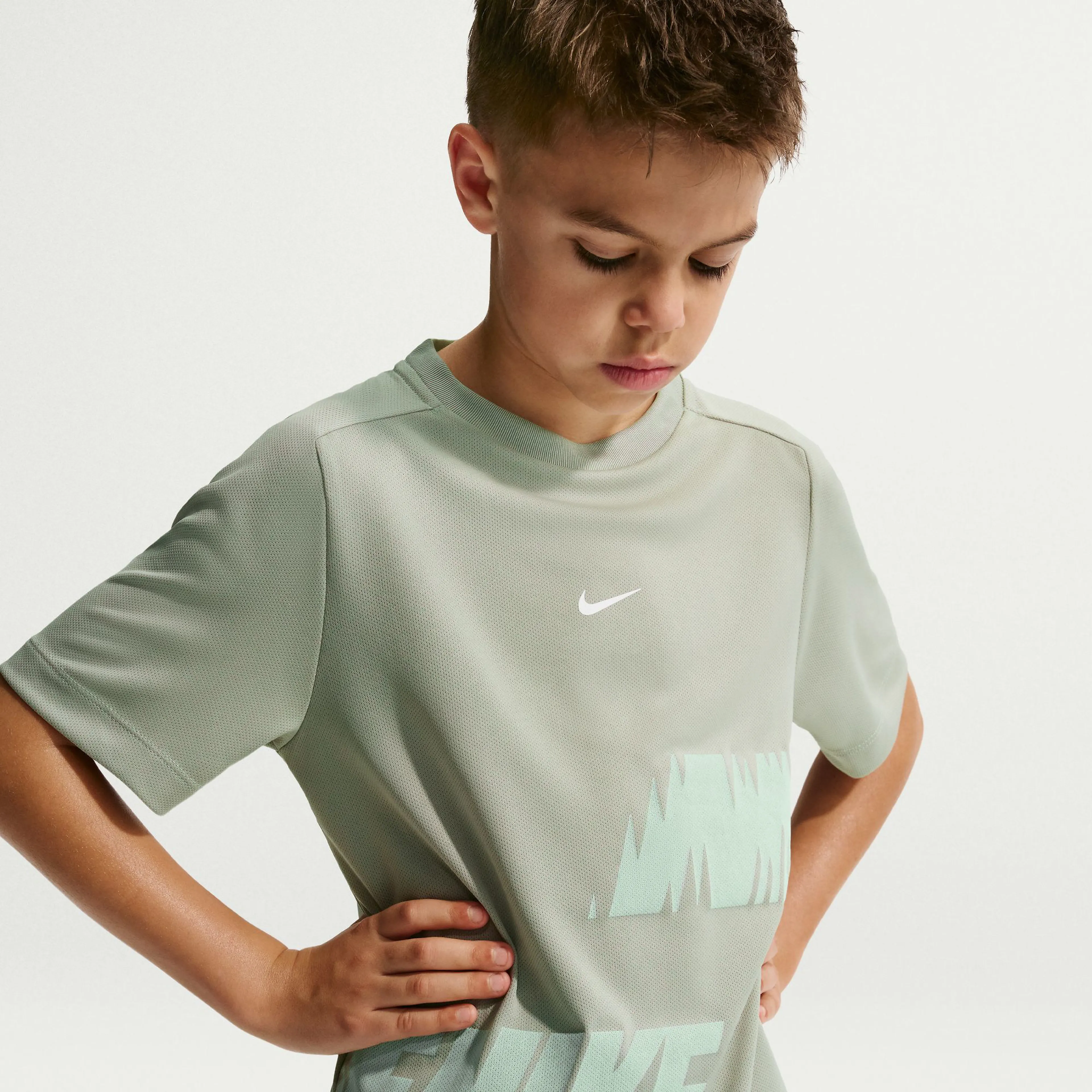 Multi Big Kids' (Boys') Dri-FIT Short-Sleeve Top