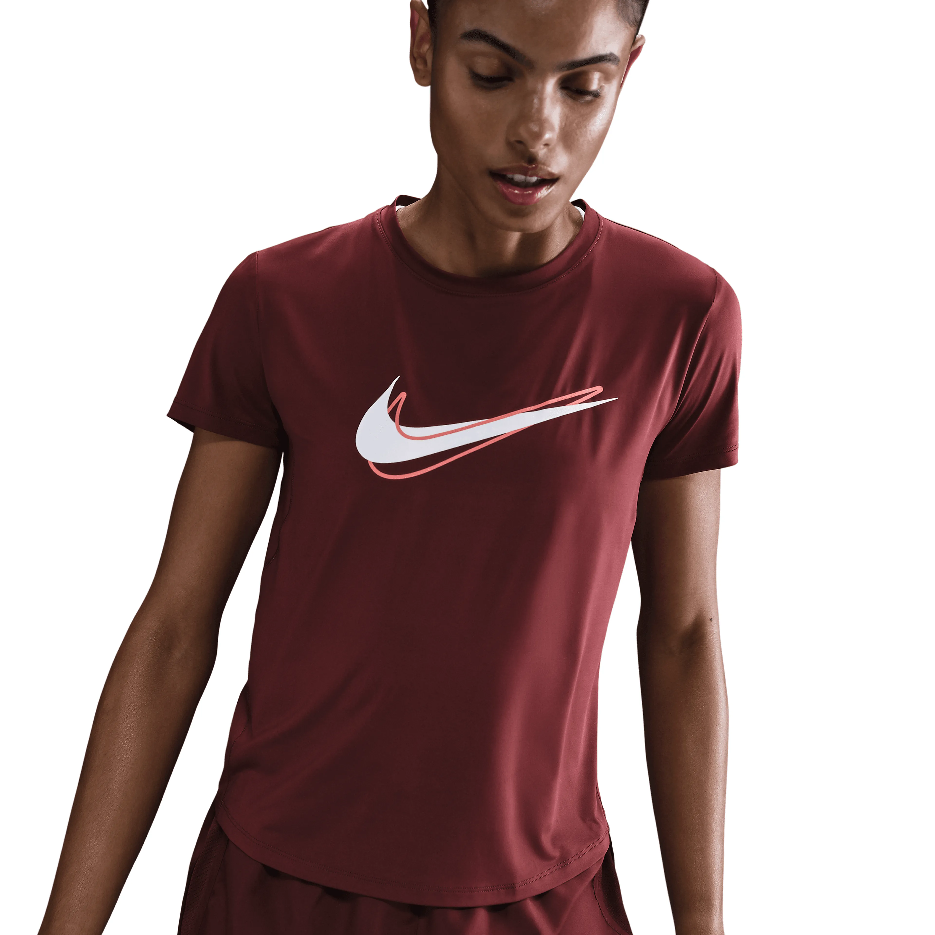 Nike One Swoosh Women's Dri-FIT Short-Sleeve Running Top Nike One Swoosh Women's Dri-FIT Short-Sleeve Running Top