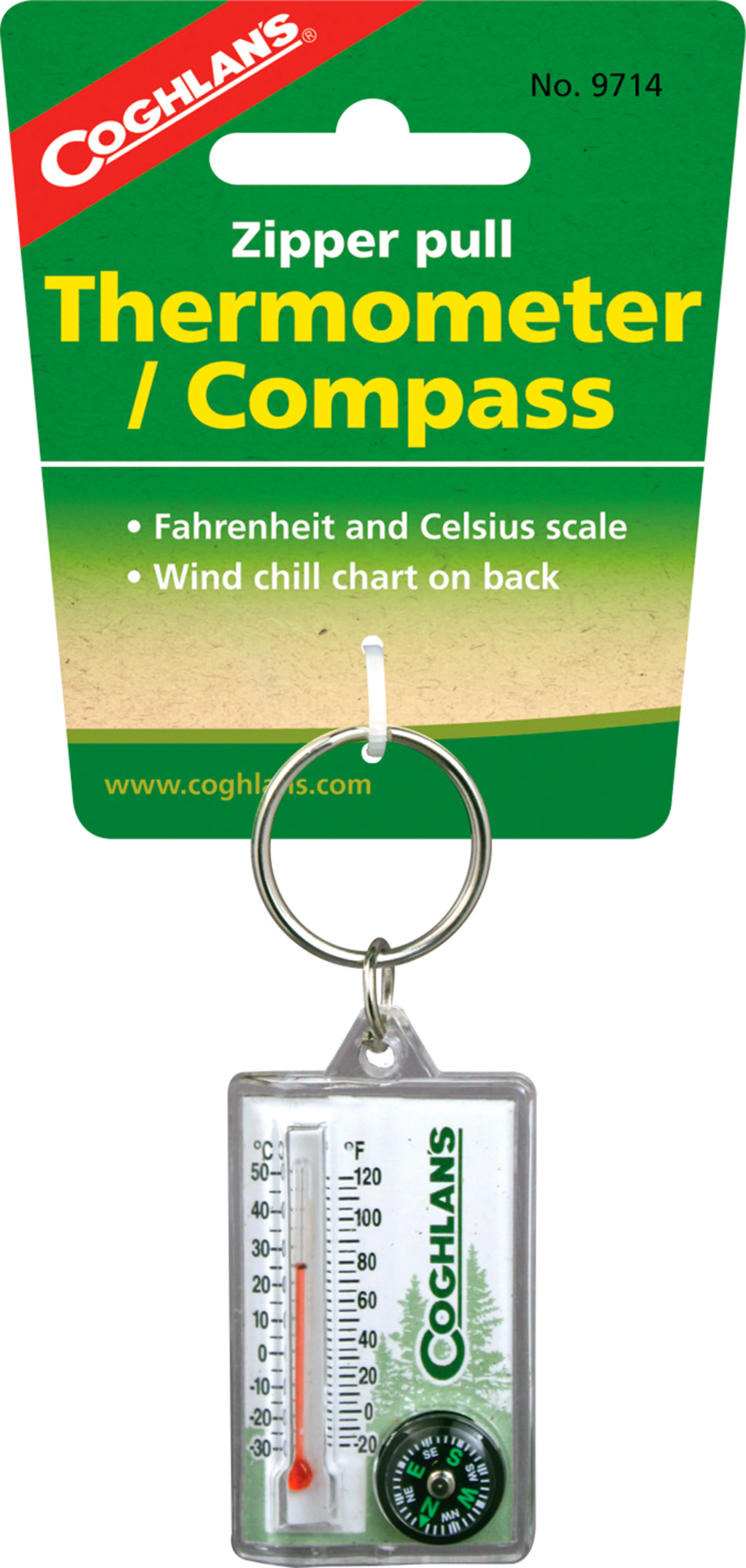 Termometer med kompass