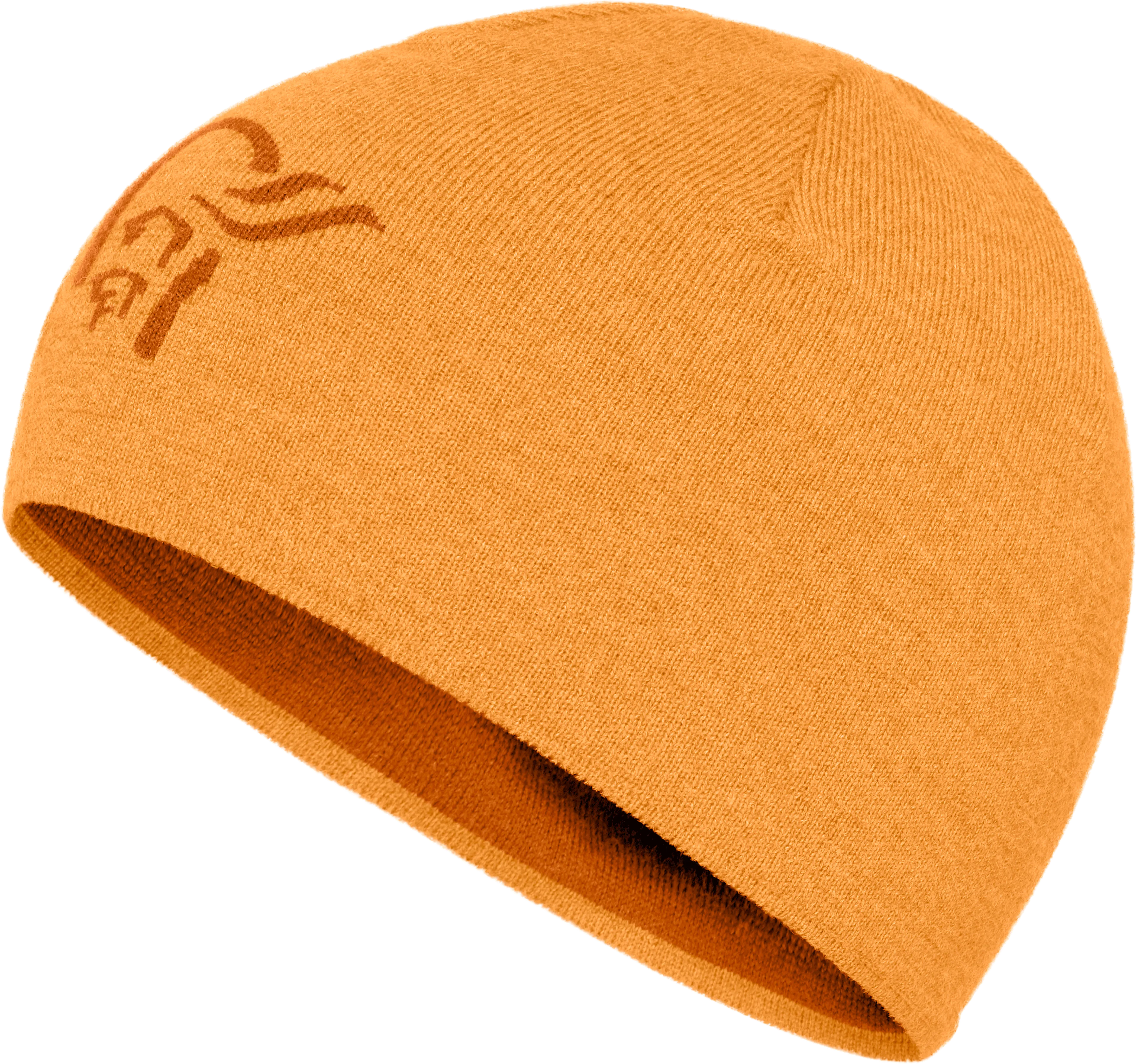 /29 light merinoUll logo Beanie