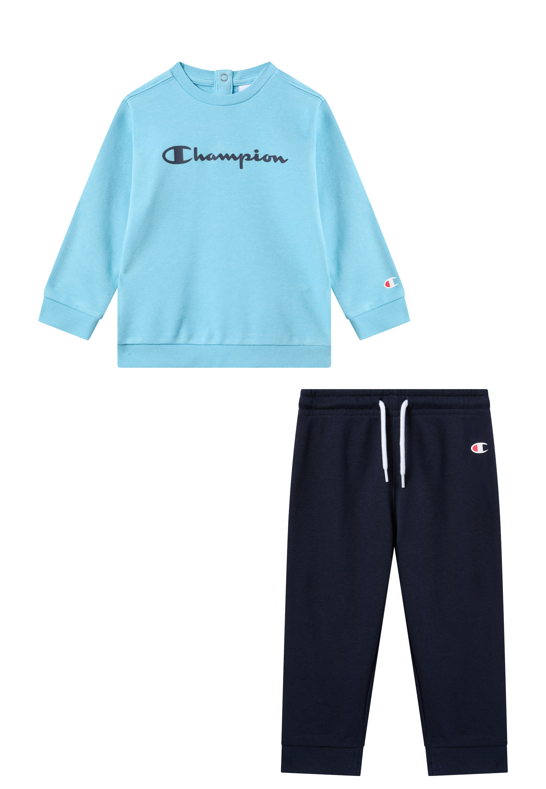 ICONS CONTRAST Toddler Terry Crewneck Sweatsuit