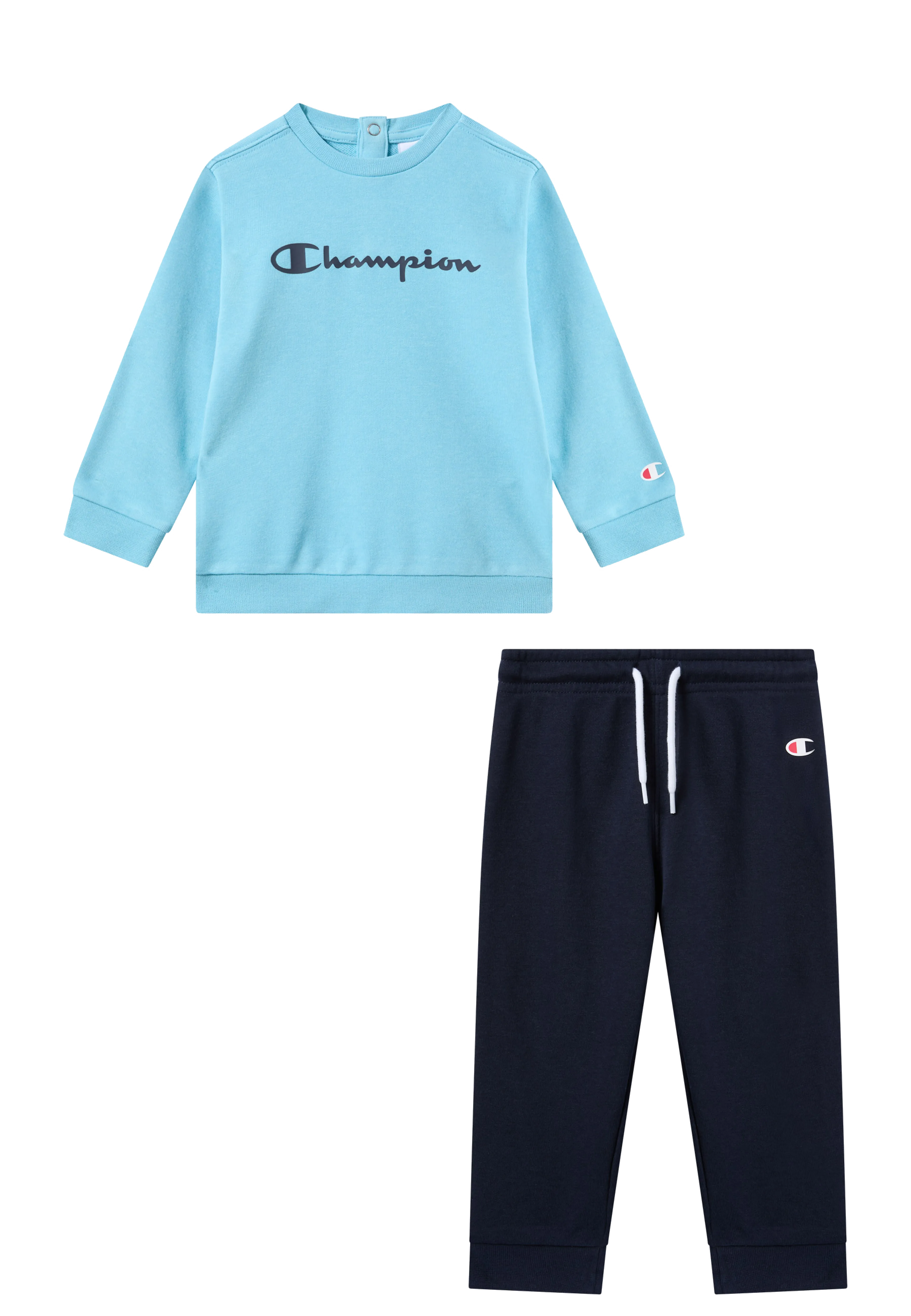 ICONS CONTRAST Toddler Terry Crewneck Sweatsuit