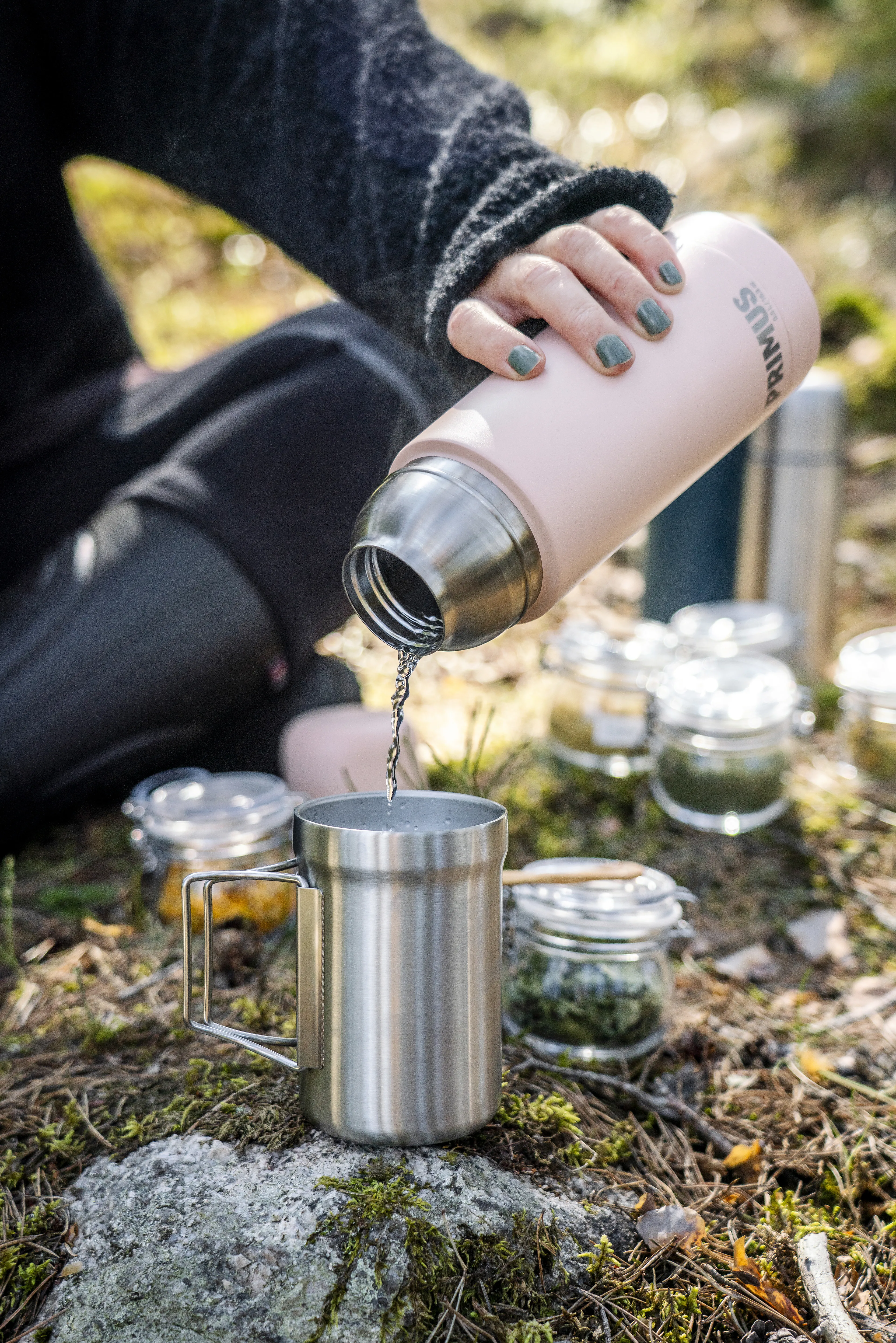 Classic Light Vacuum Bottle 0.5L Pale Peach