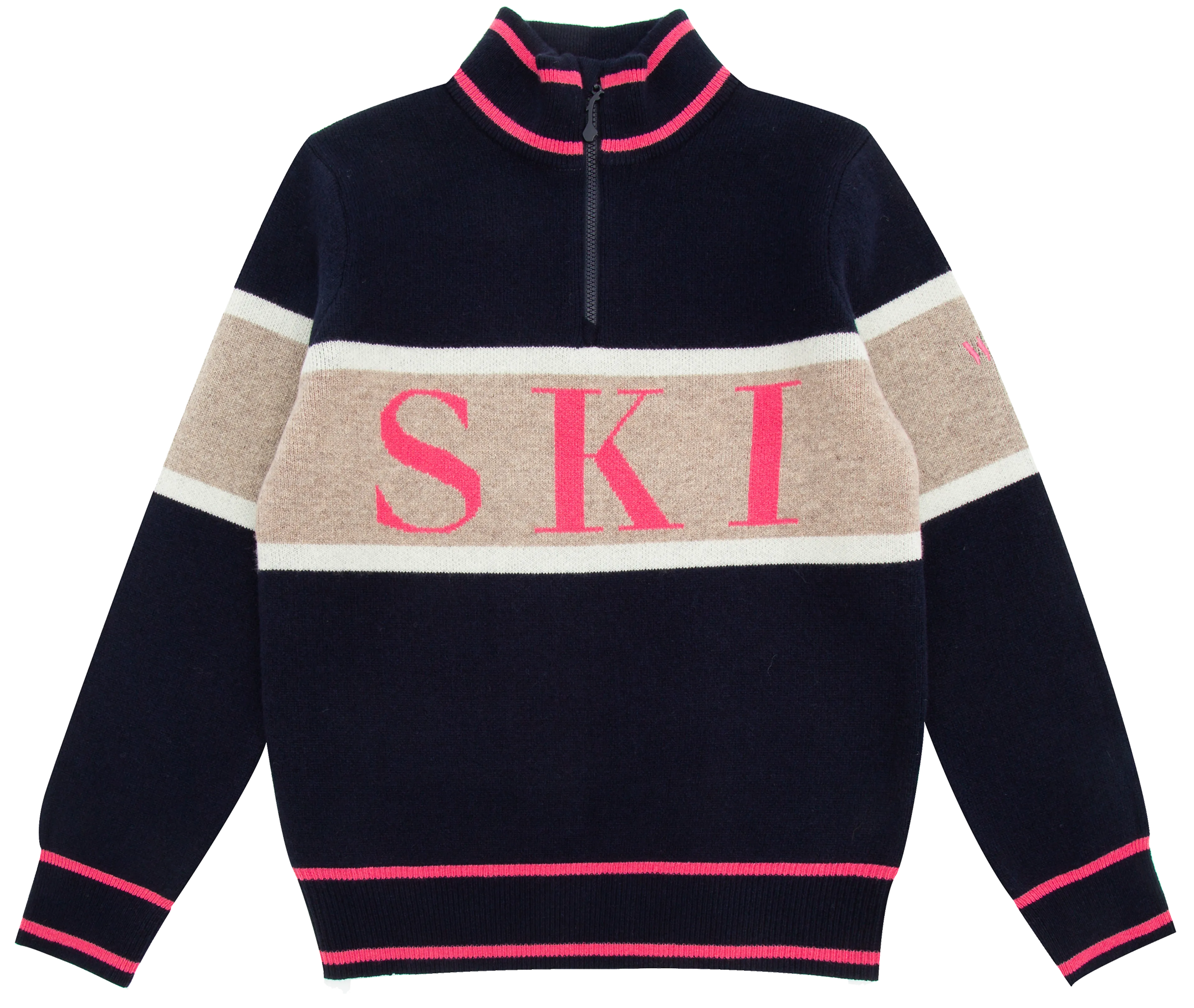 Hemsedal knitted half zip Girl