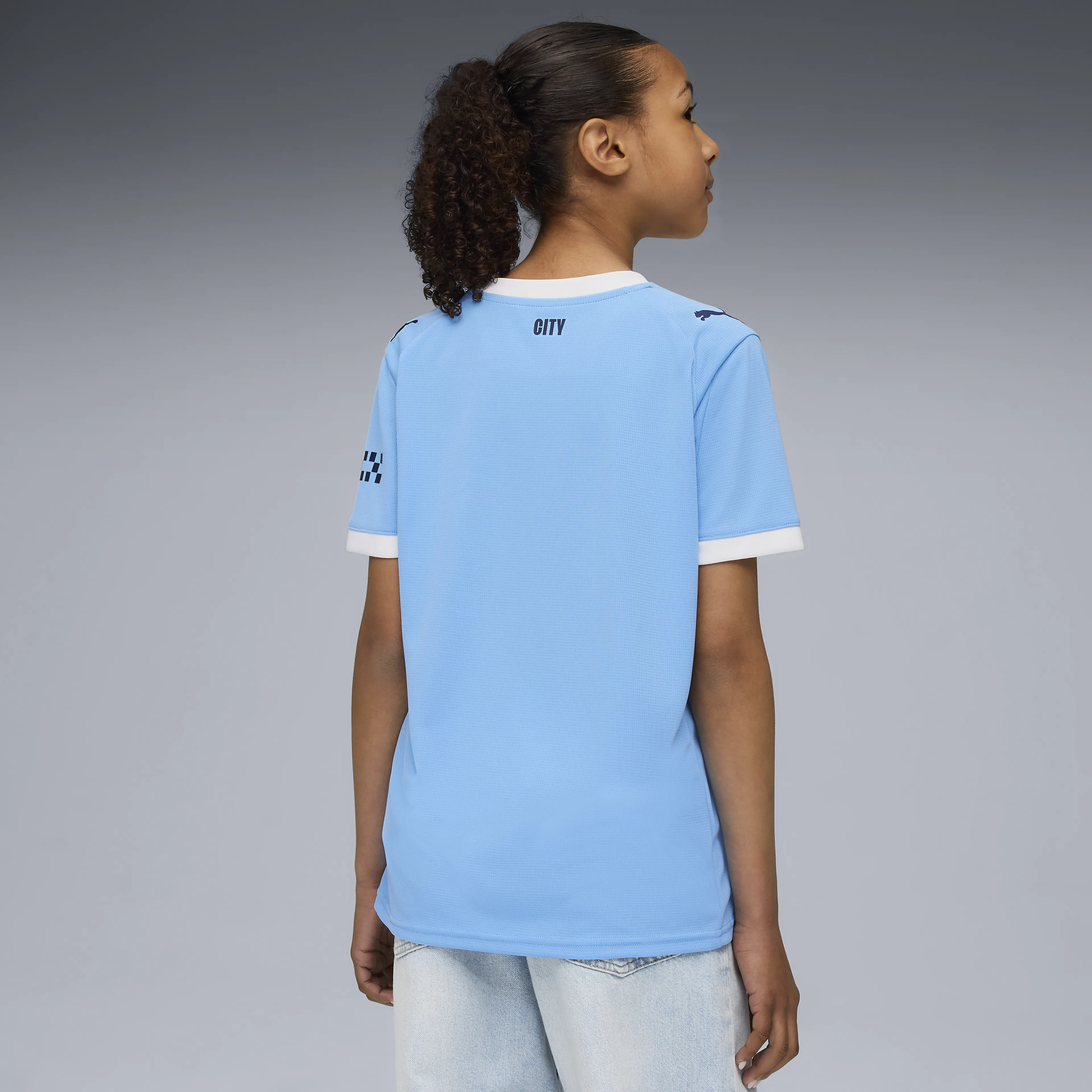 MCFC Home Jersey Replica Jr