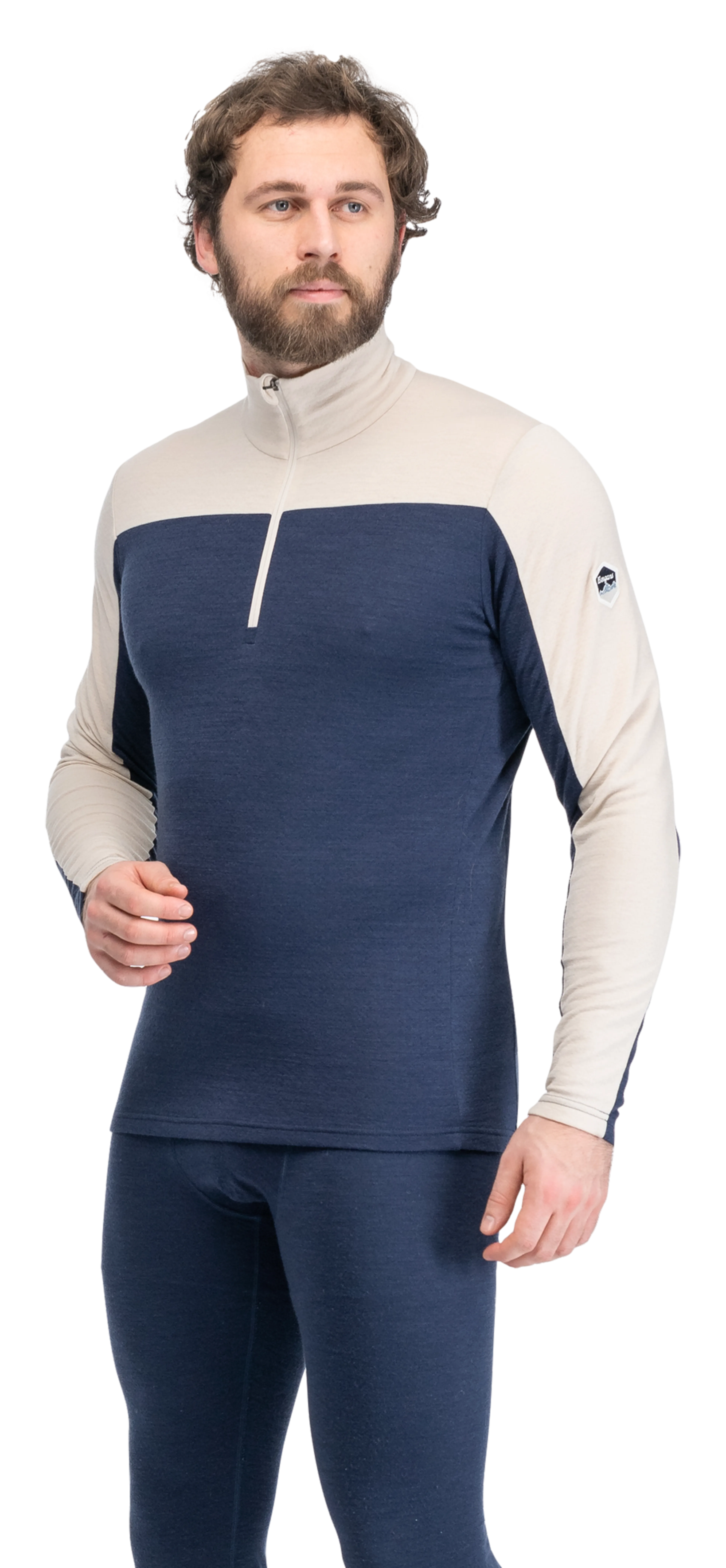 Inner:Dual Merino Half Zip Men