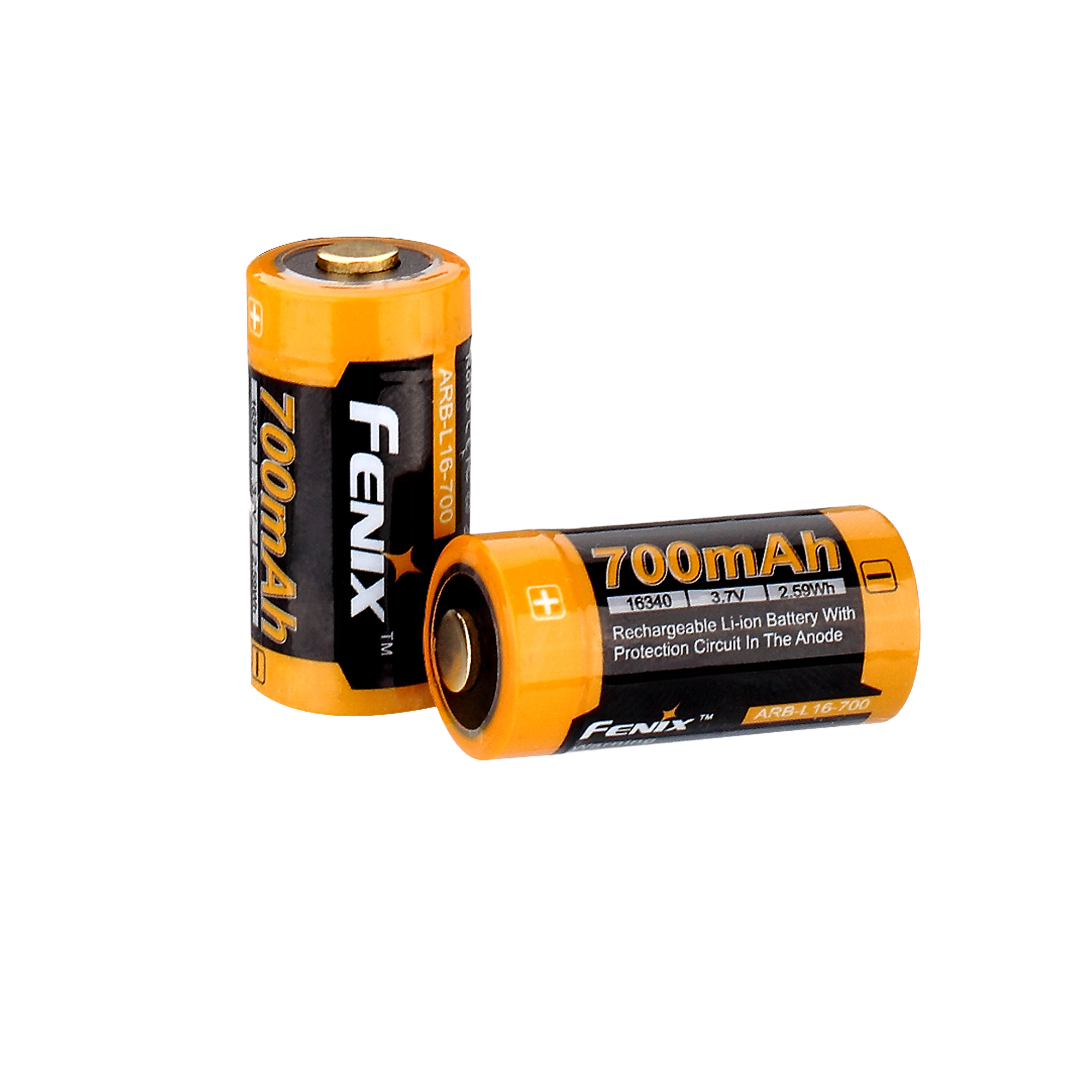 FENIX ARB-L16-700 USB 16340 BATTERI 700mAh