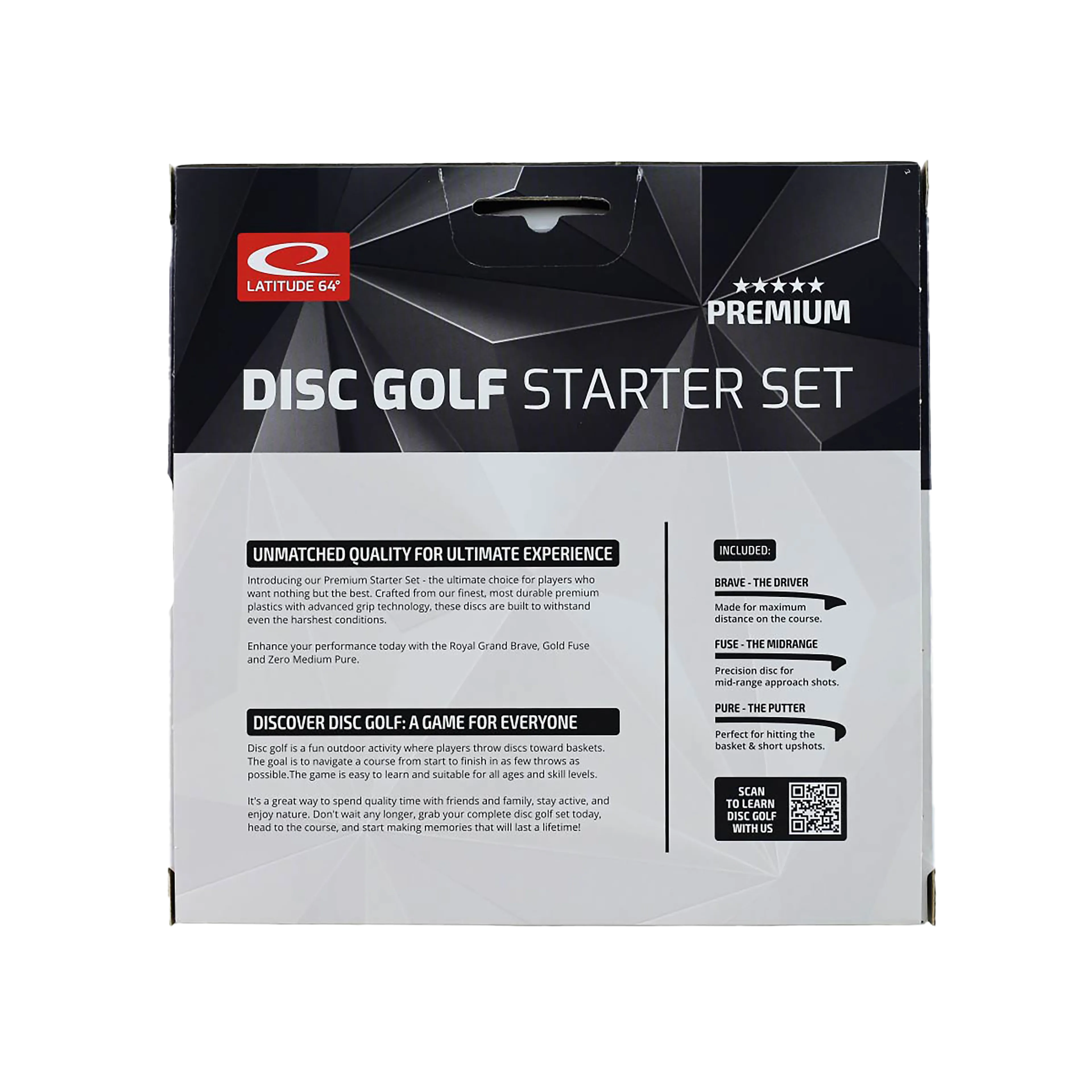 Premium Disc Golf Starter Set